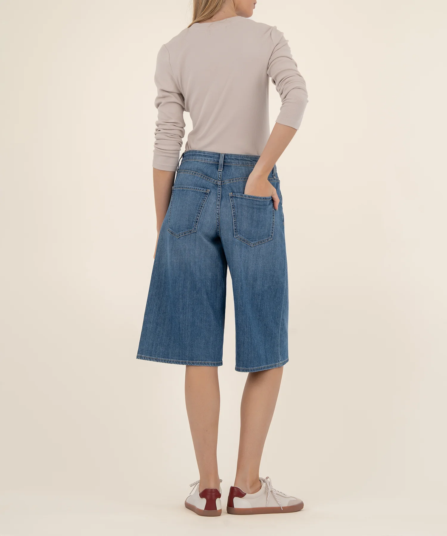 Mandy High Rise Bermuda Short, Exclusive in Certifying Wash - Image 3