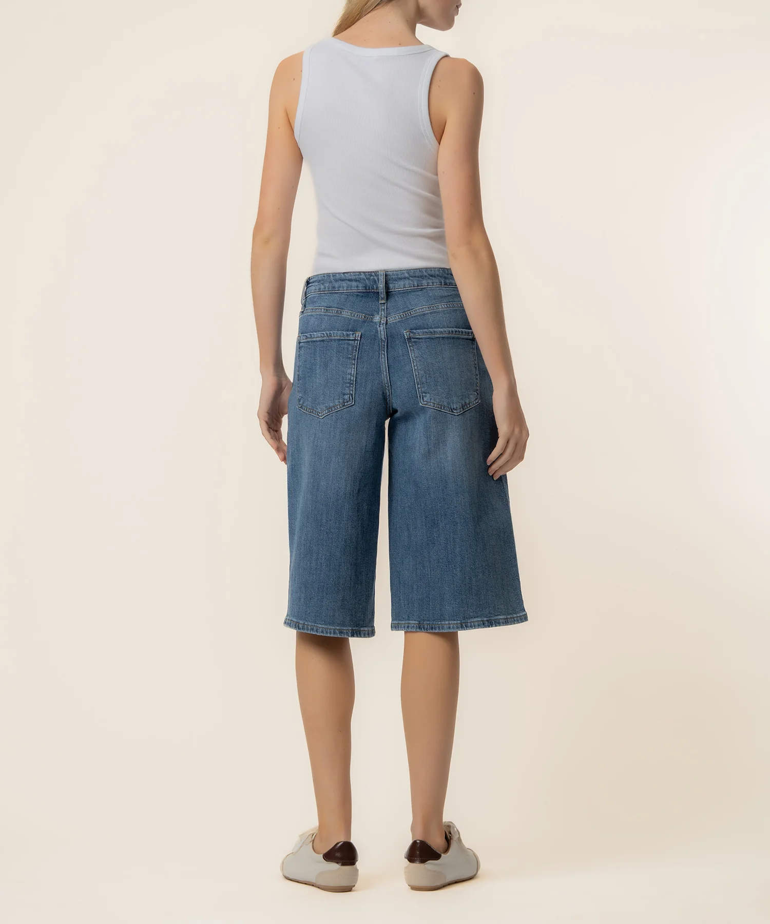 Mandy High Rise Bermuda Short in Miracle Wash - Image 3