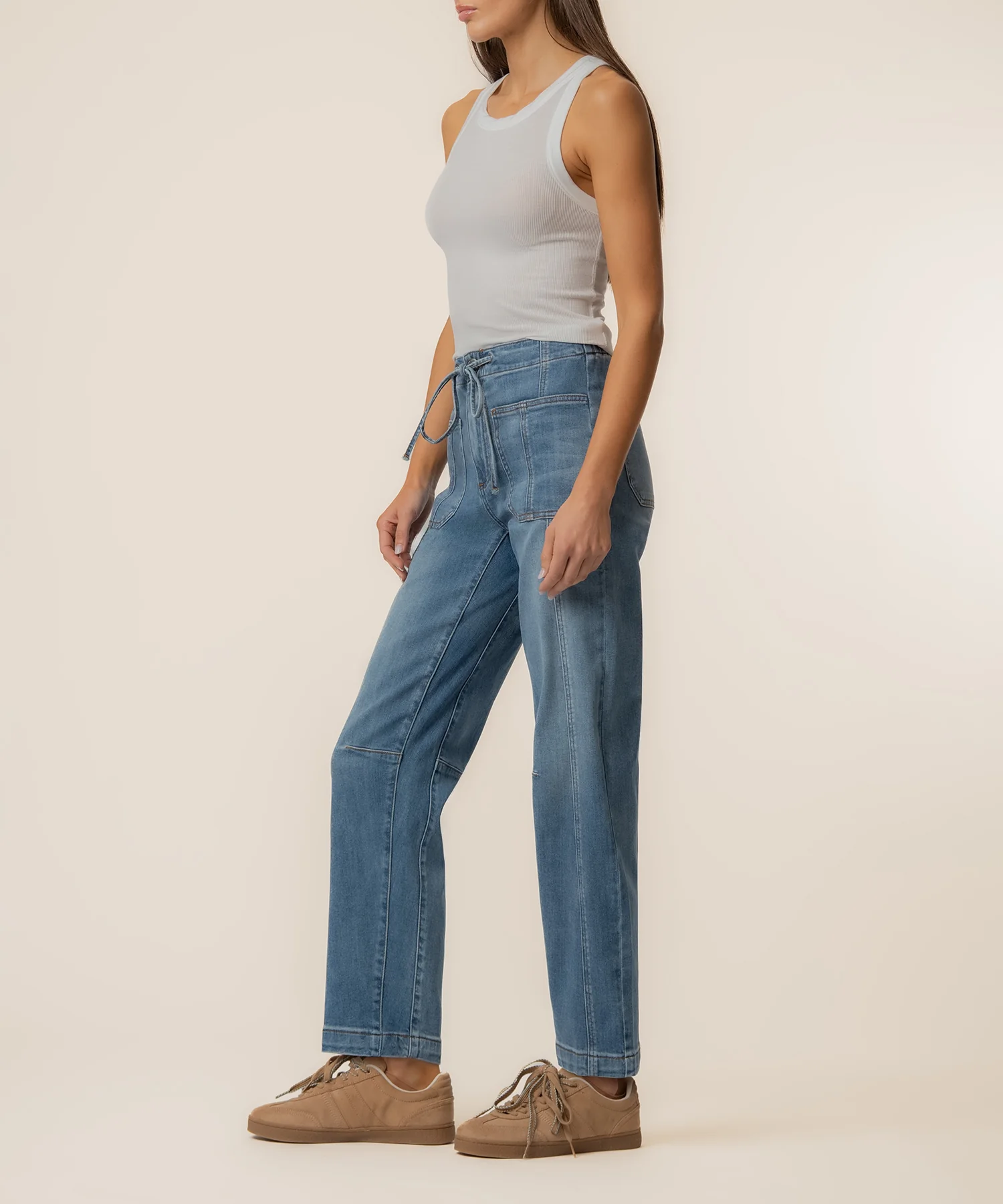 Ashton High Rise Slouchy Barrel in Budgeted Wash - Image 2