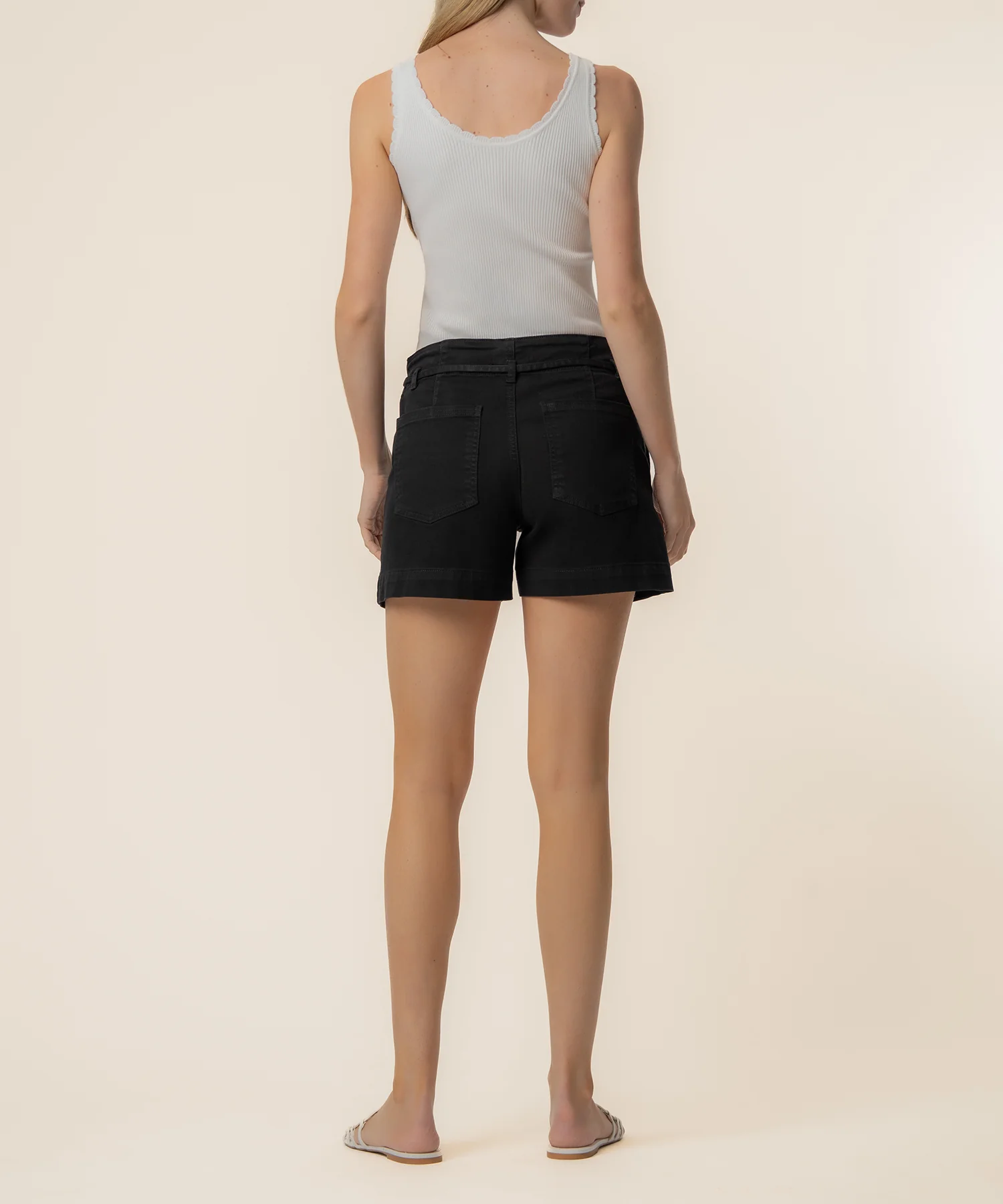 Jane High Rise Short, Exclusive in Black - Image 3