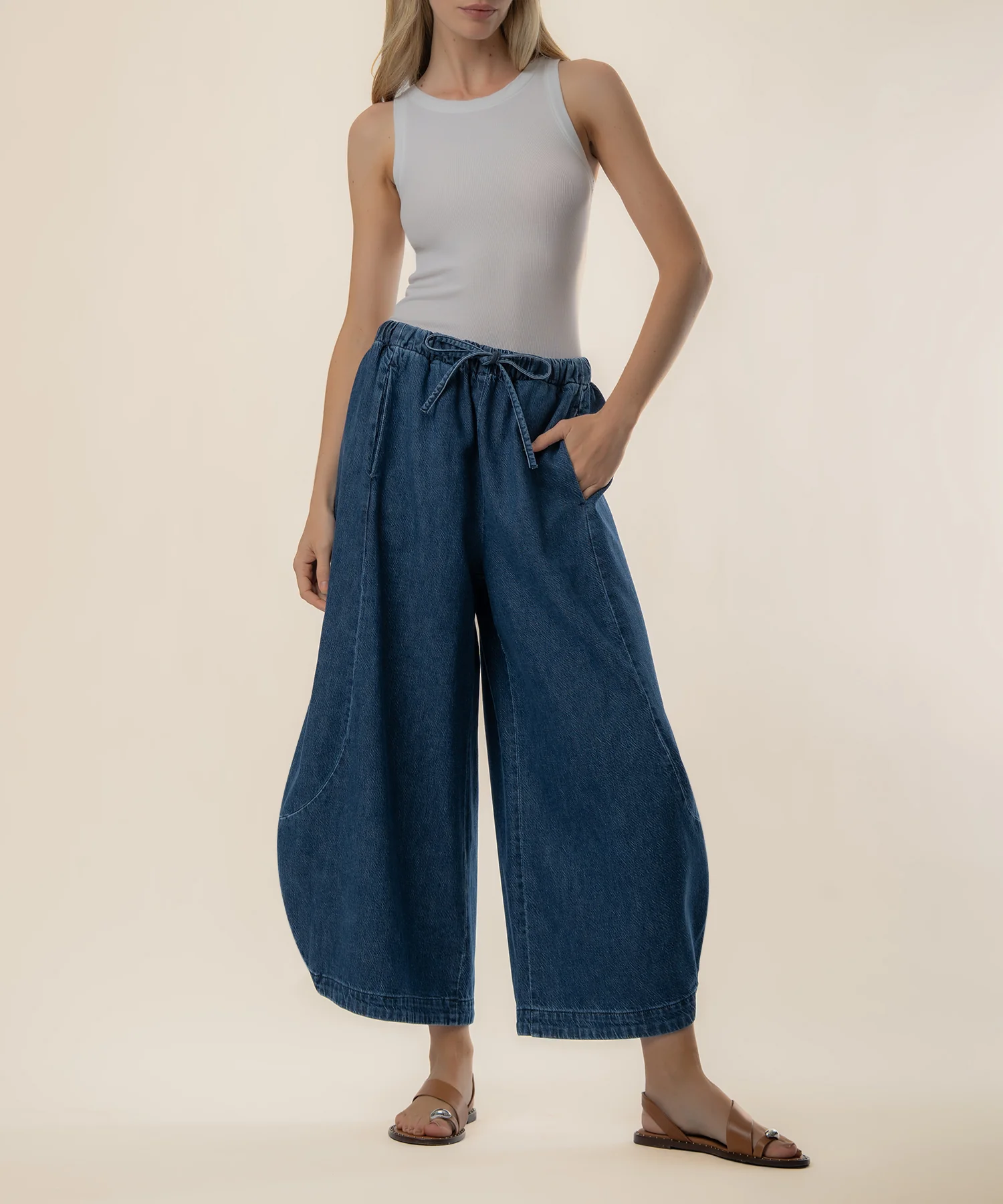Elsie Baggy Barrel High Rise, Exclusive in Scholar Wash