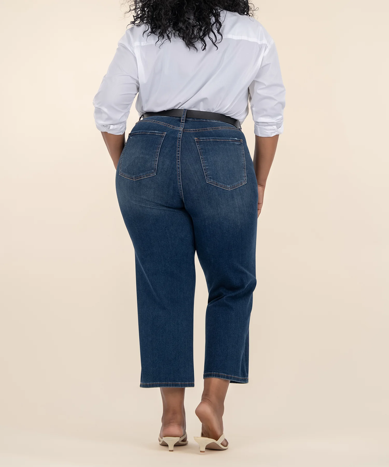 Charlotte High Rise Wide Leg, Plus in Resolved Wash - Image 3