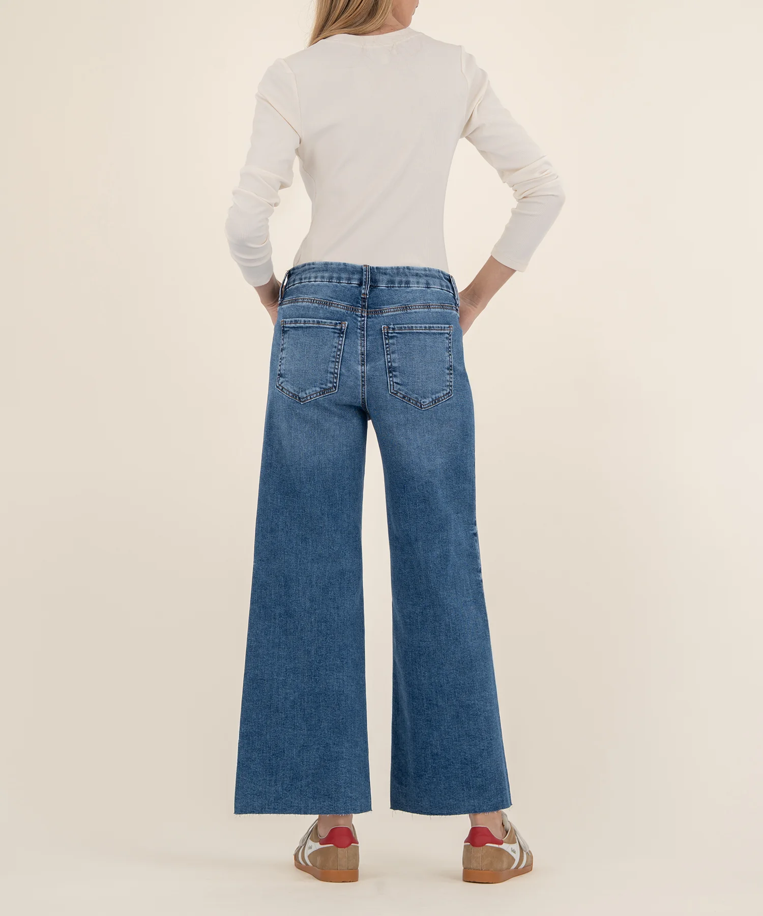 Meg High Rise Wide Leg in Toughness Wash - Image 3