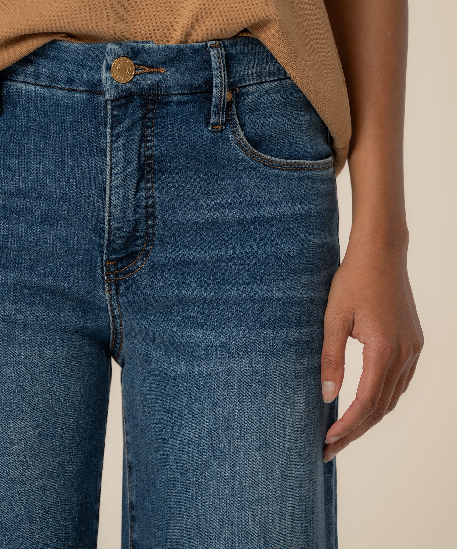 Meg High Rise Wide Leg, Long Seam in Rad Wash - Image 4