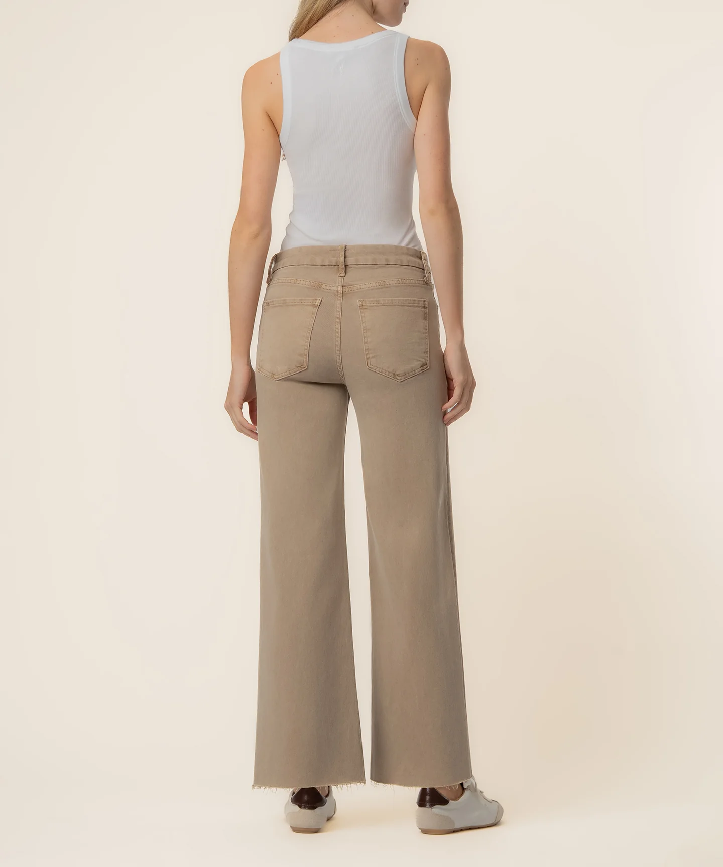 Meg High Rise Wide Leg in Chai - Image 3