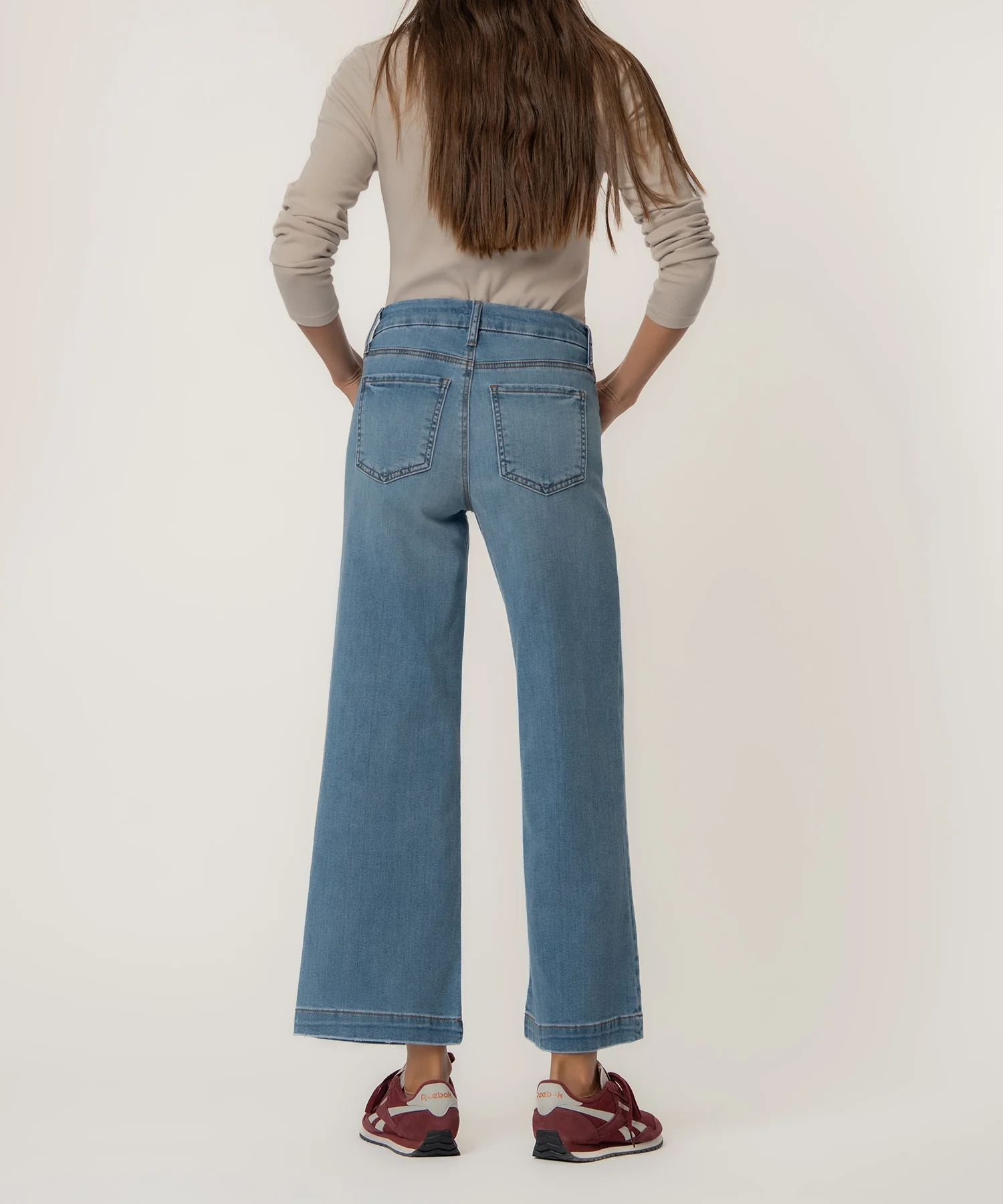 Meg High Rise Wide Leg in Totally Wash - Image 3