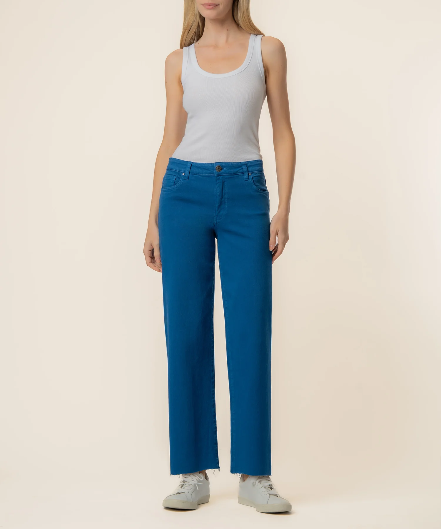 Charlotte High Rise Wide Leg in Sapphire