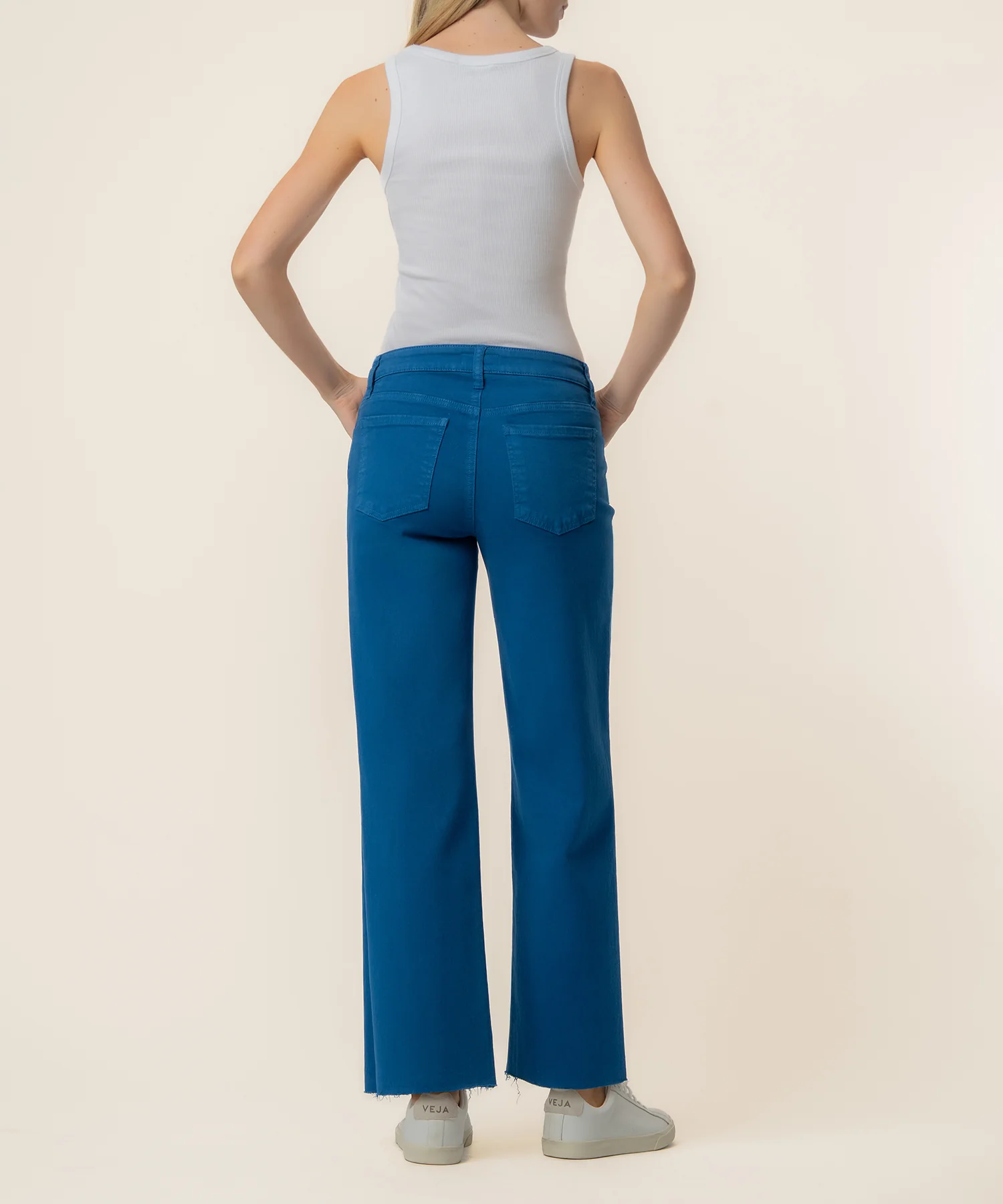 Charlotte High Rise Wide Leg in Sapphire - Image 3