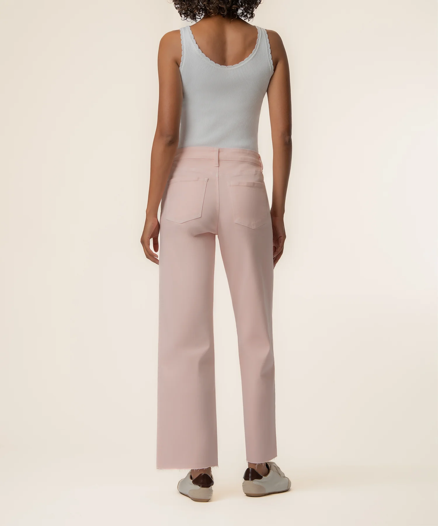 Charlotte High Rise Wide Leg, Exclusive in Pink Diamond - Image 3