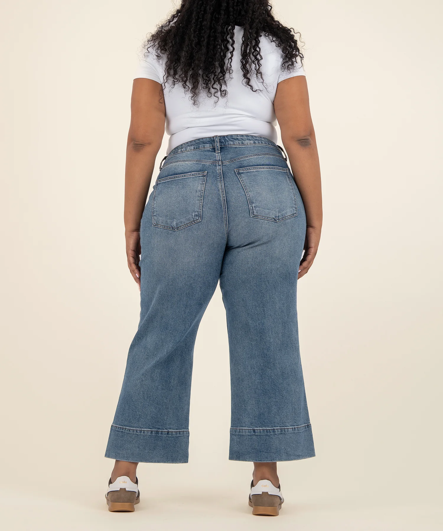 Meg High Rise Wide Leg, Plus in Faith Wash - Image 3