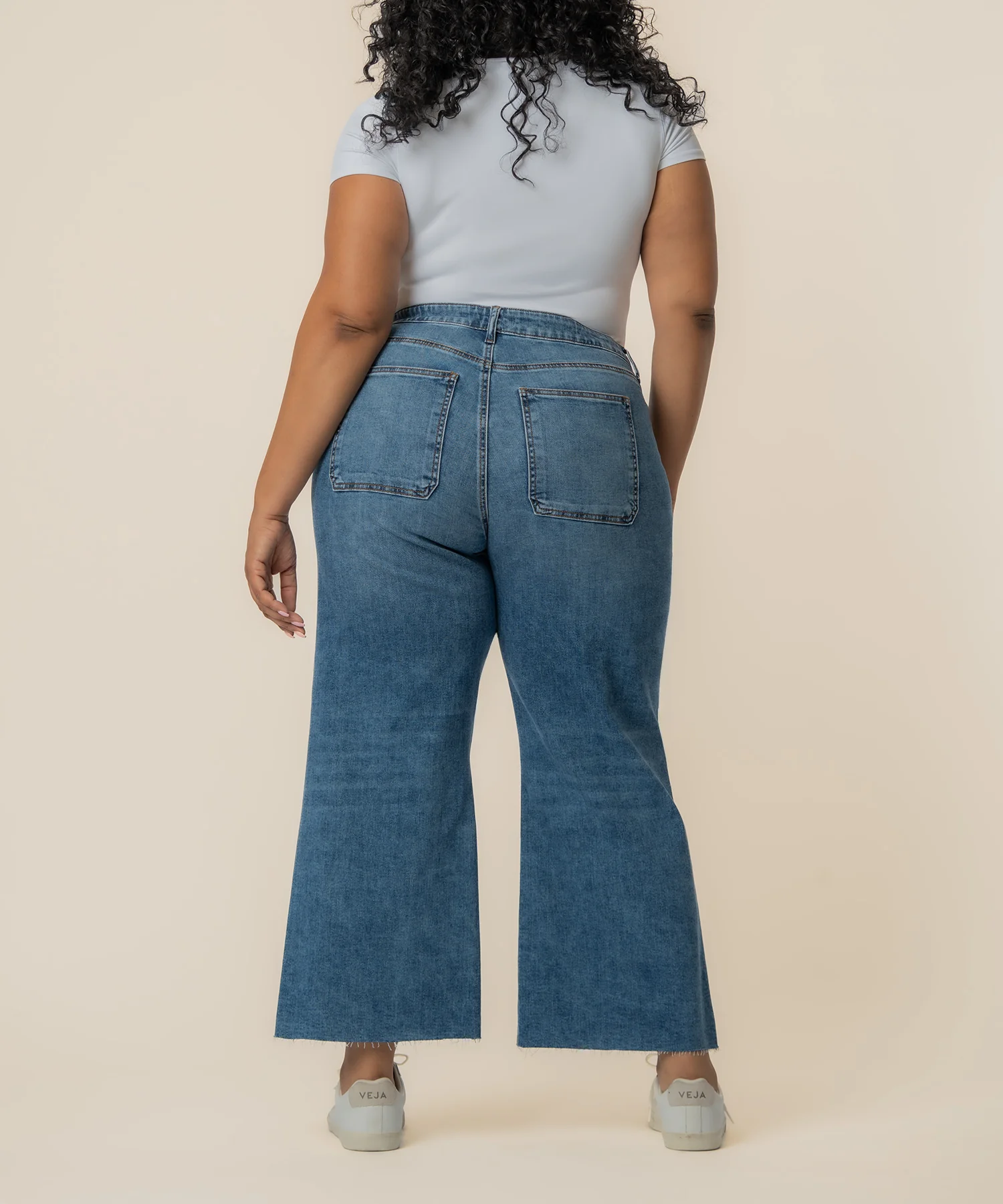 Meg High Rise Wide Leg, Plus in Success Wash - Image 3