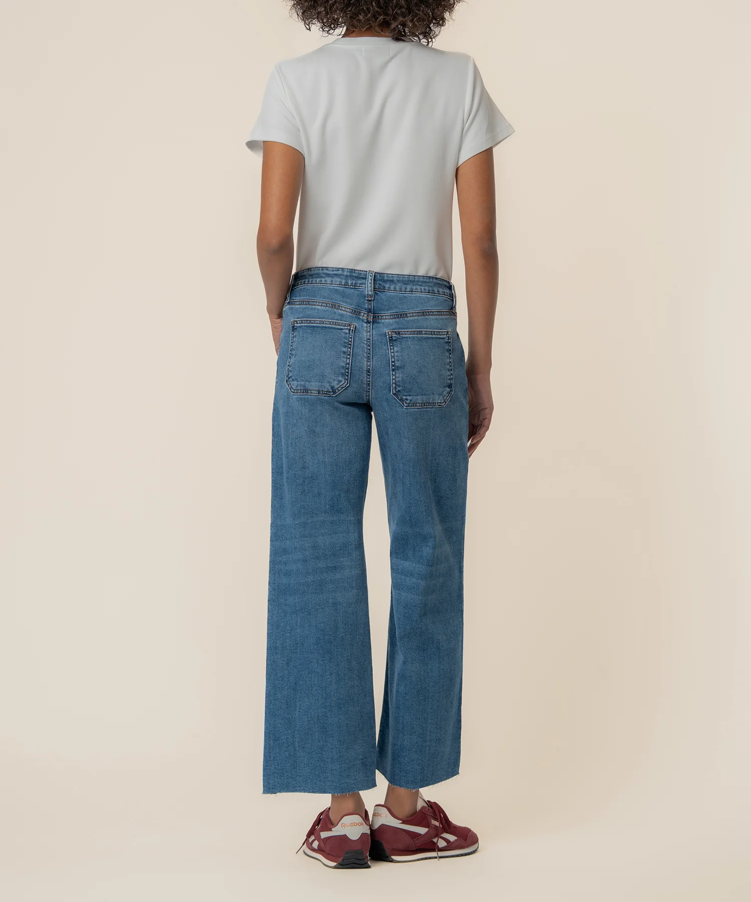 Meg High Rise Wide Leg, Petite in Success Wash - Image 3