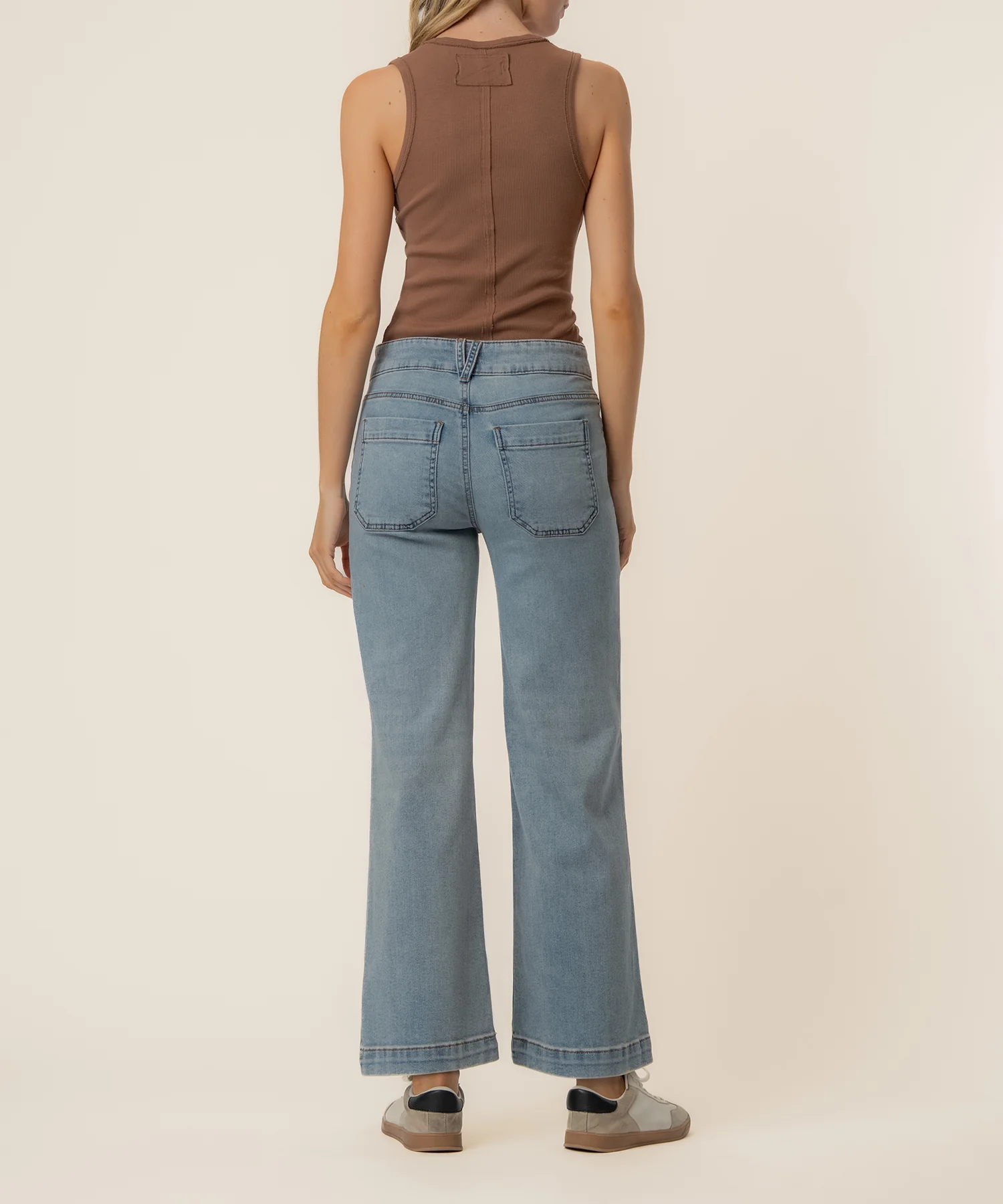 Meg High Rise Wide Leg in Brilliant Wash - Image 3