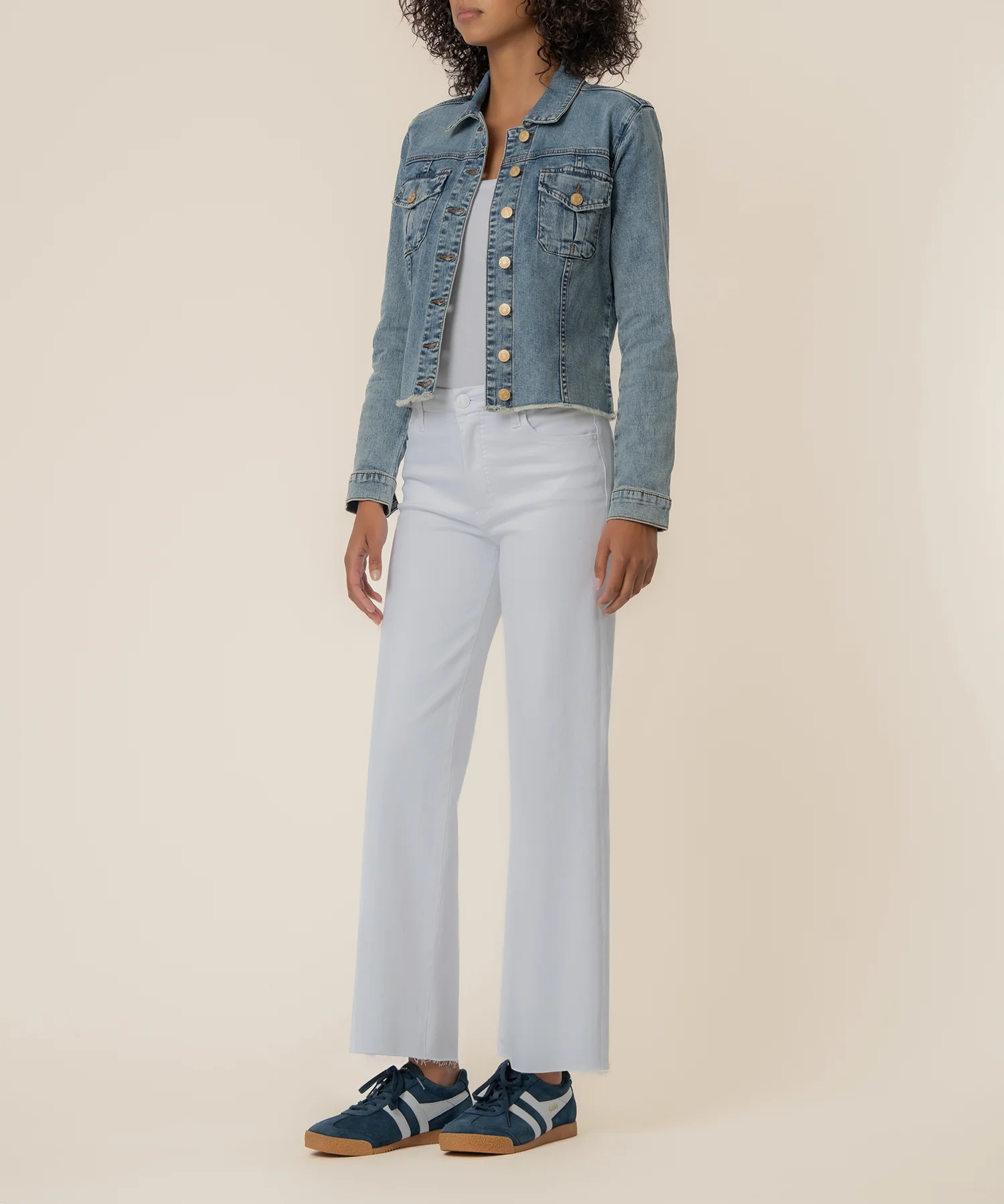 Kara Denim Jacket in Standard Wash - Image 2