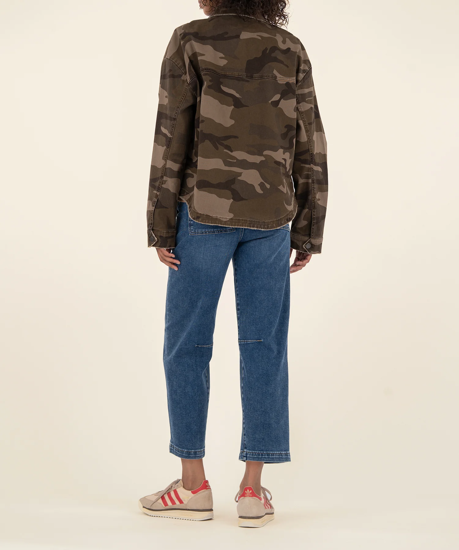 Ellie Camo Jacket, Exclusive in Brown - Image 4