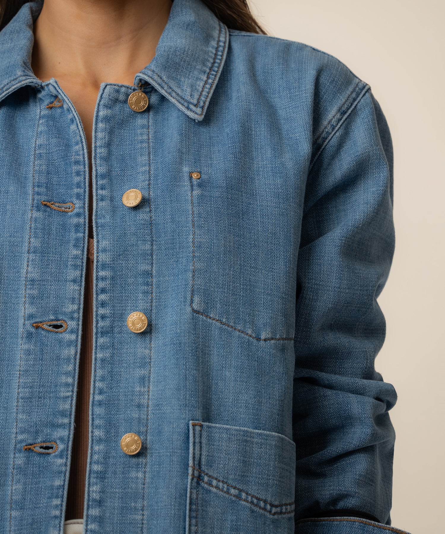 Loretta Denim Jacket in Quickly Wash - Image 4