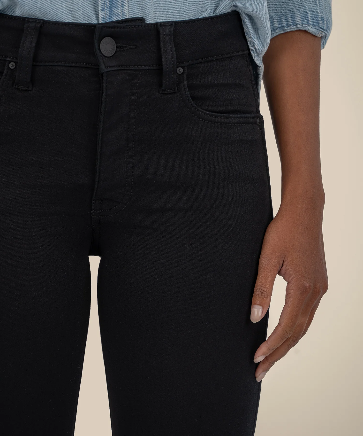 Natalie High Rise Bootcut in Black - Image 4