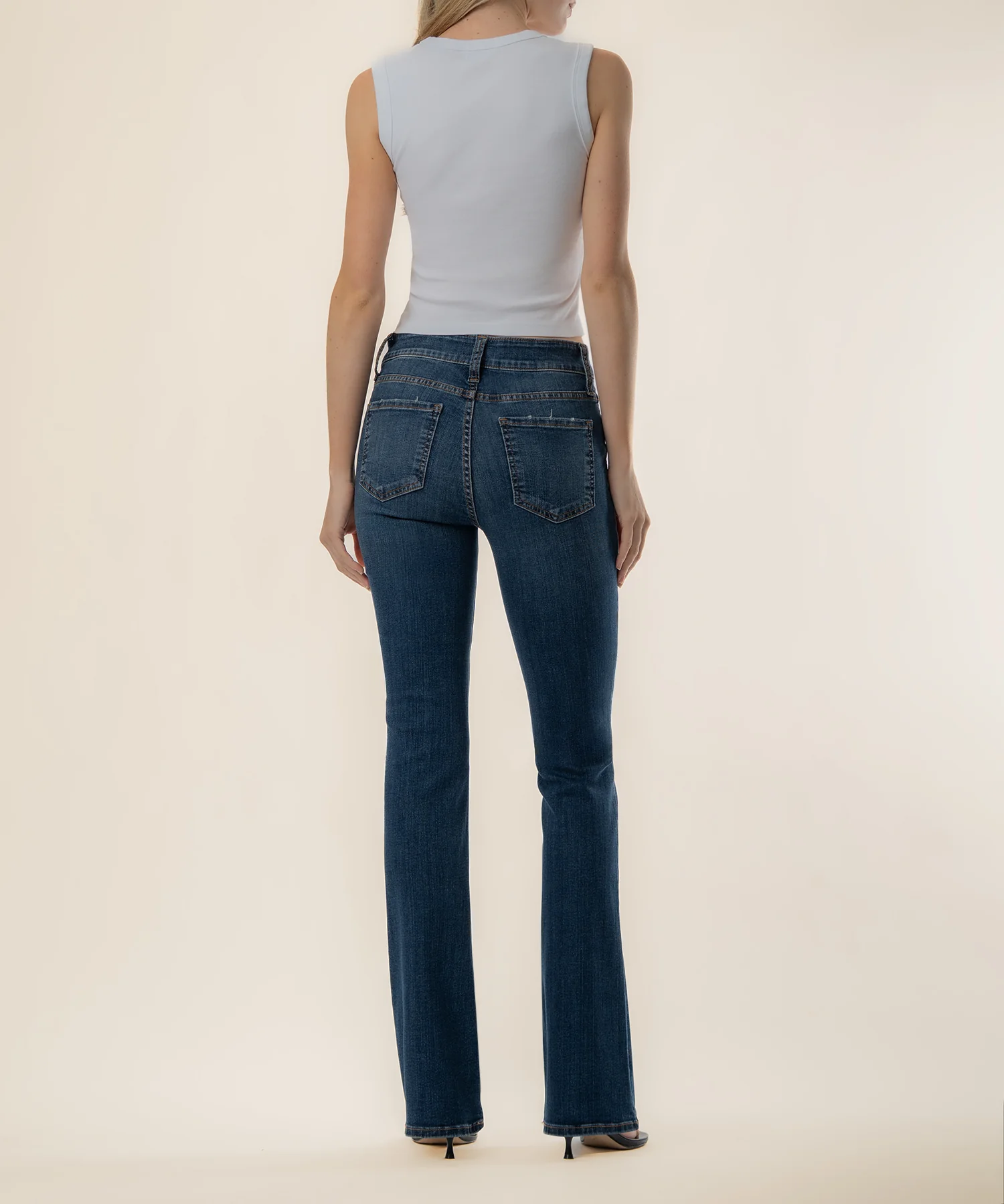 Natalie High Rise Bootcut, Petite in Allied Wash - Image 3