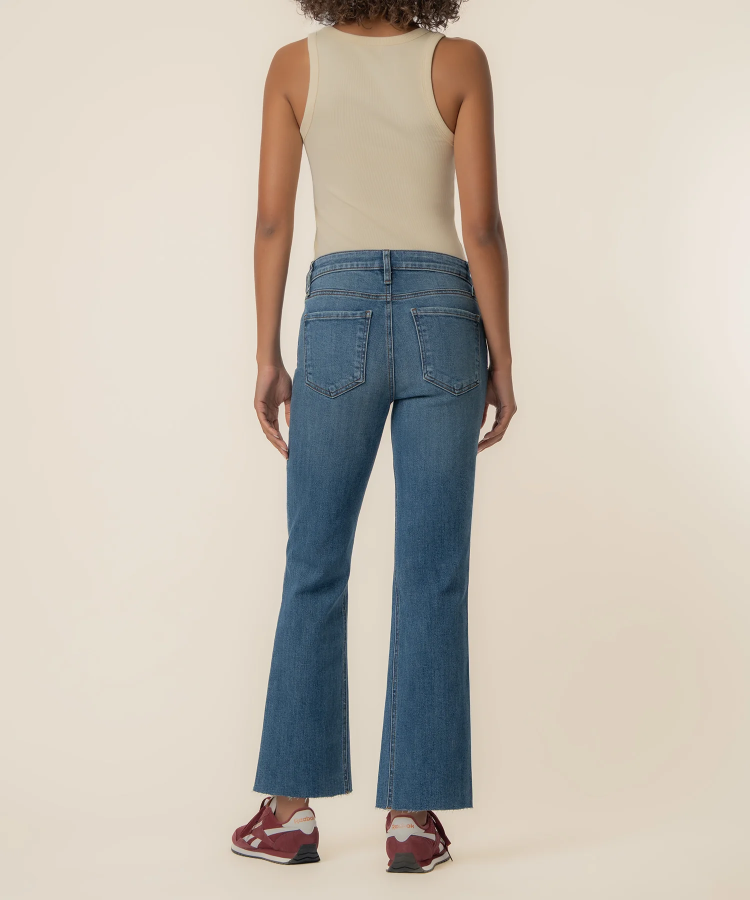Kelsey High Rise Ankle Flare in Wonderful Wash - Image 3