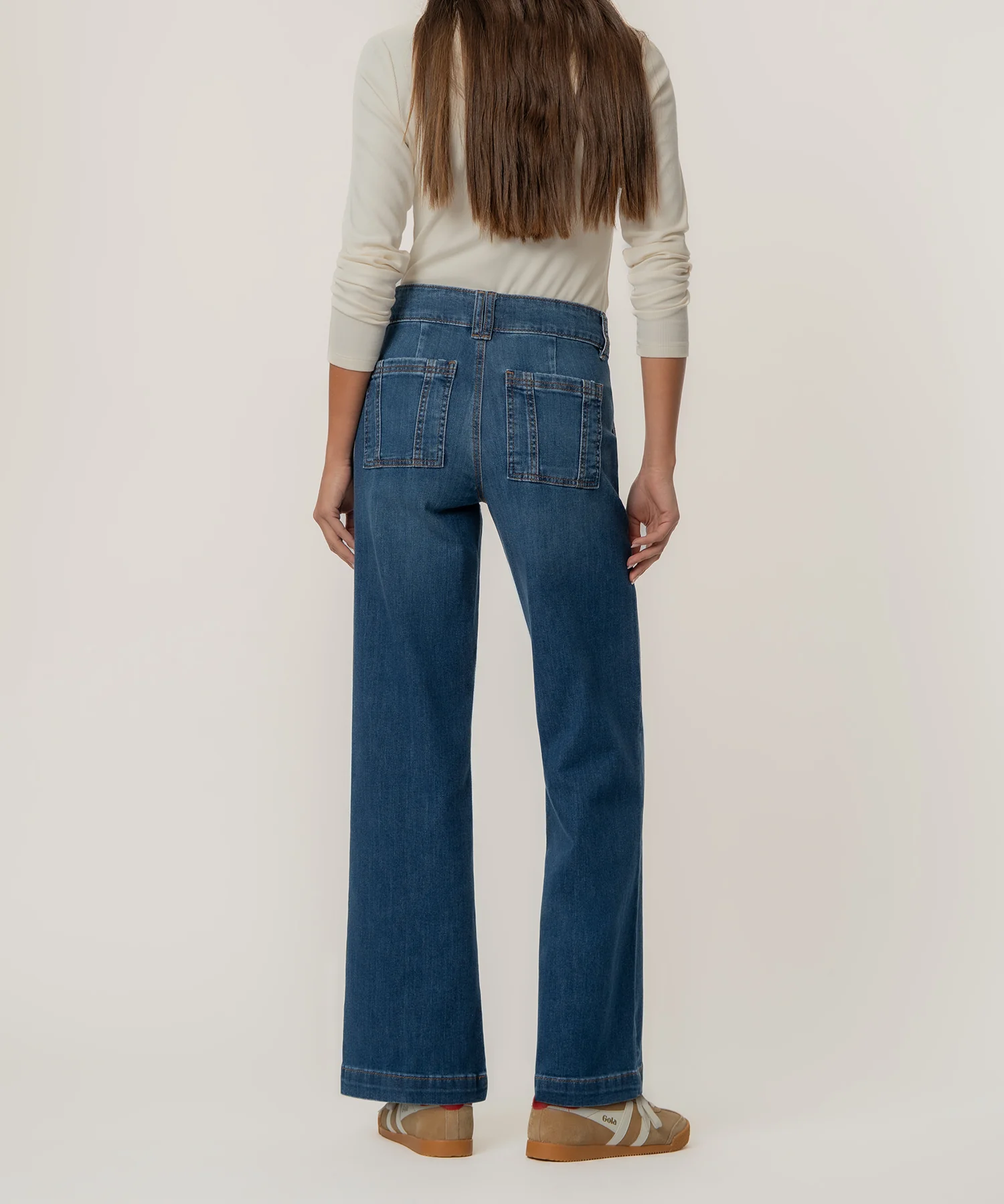 Jodi High Rise Straight Leg in Humanitarian Wash - Image 3