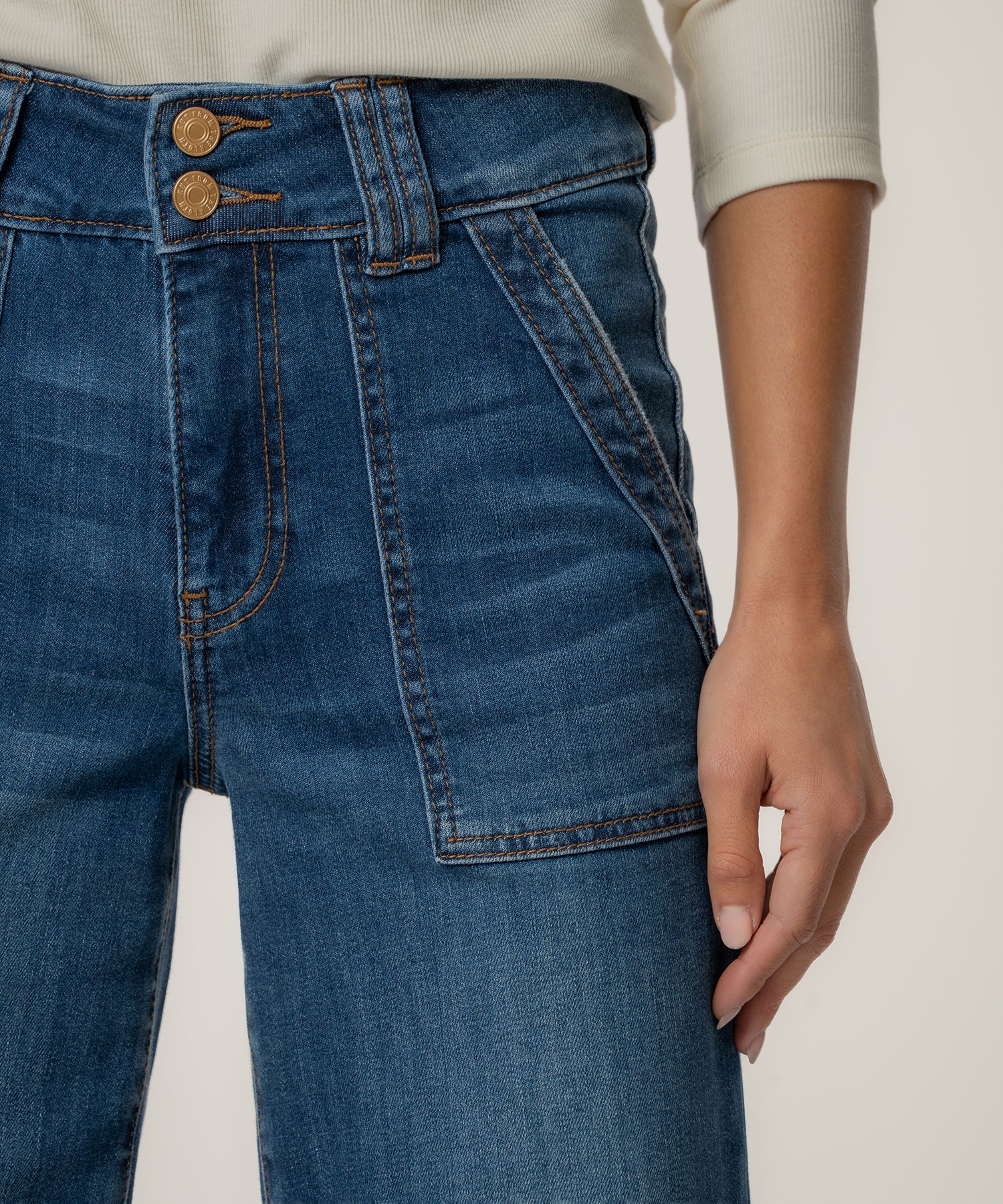 Jodi High Rise Straight Leg in Humanitarian Wash - Image 4