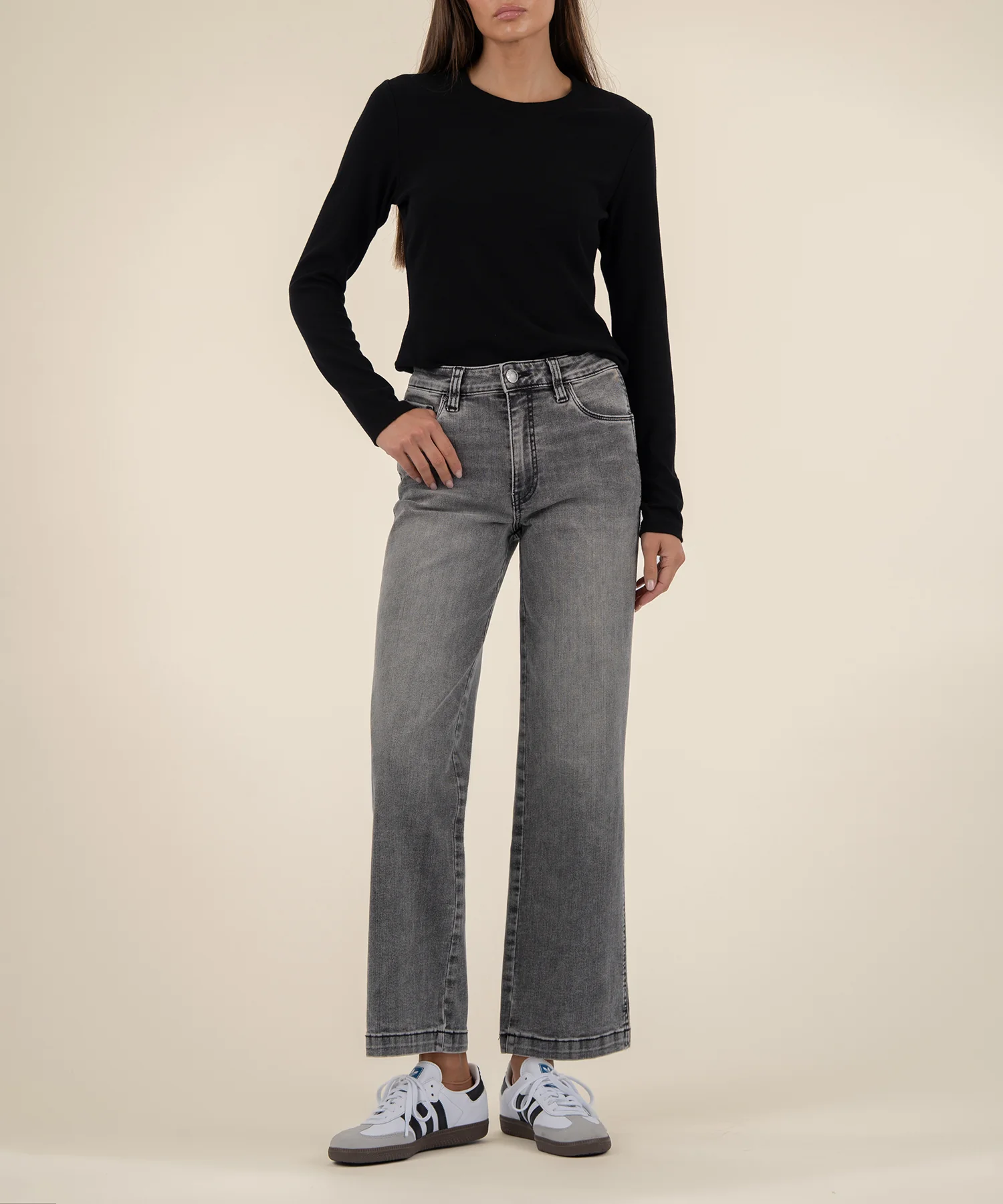 Pattie High Rise Straight Leg in Acquainted Wash