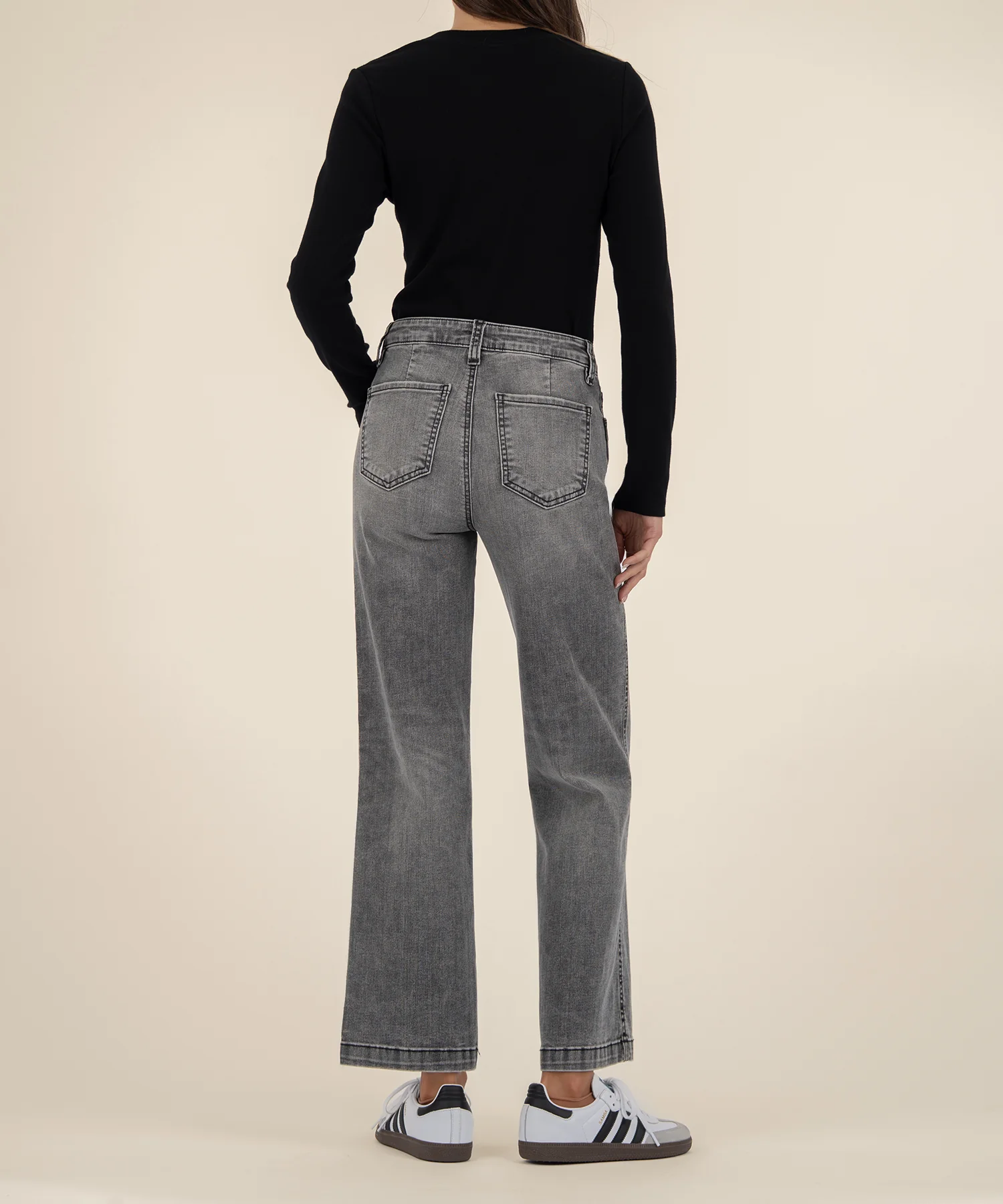 Pattie High Rise Straight Leg in Acquainted Wash - Image 3