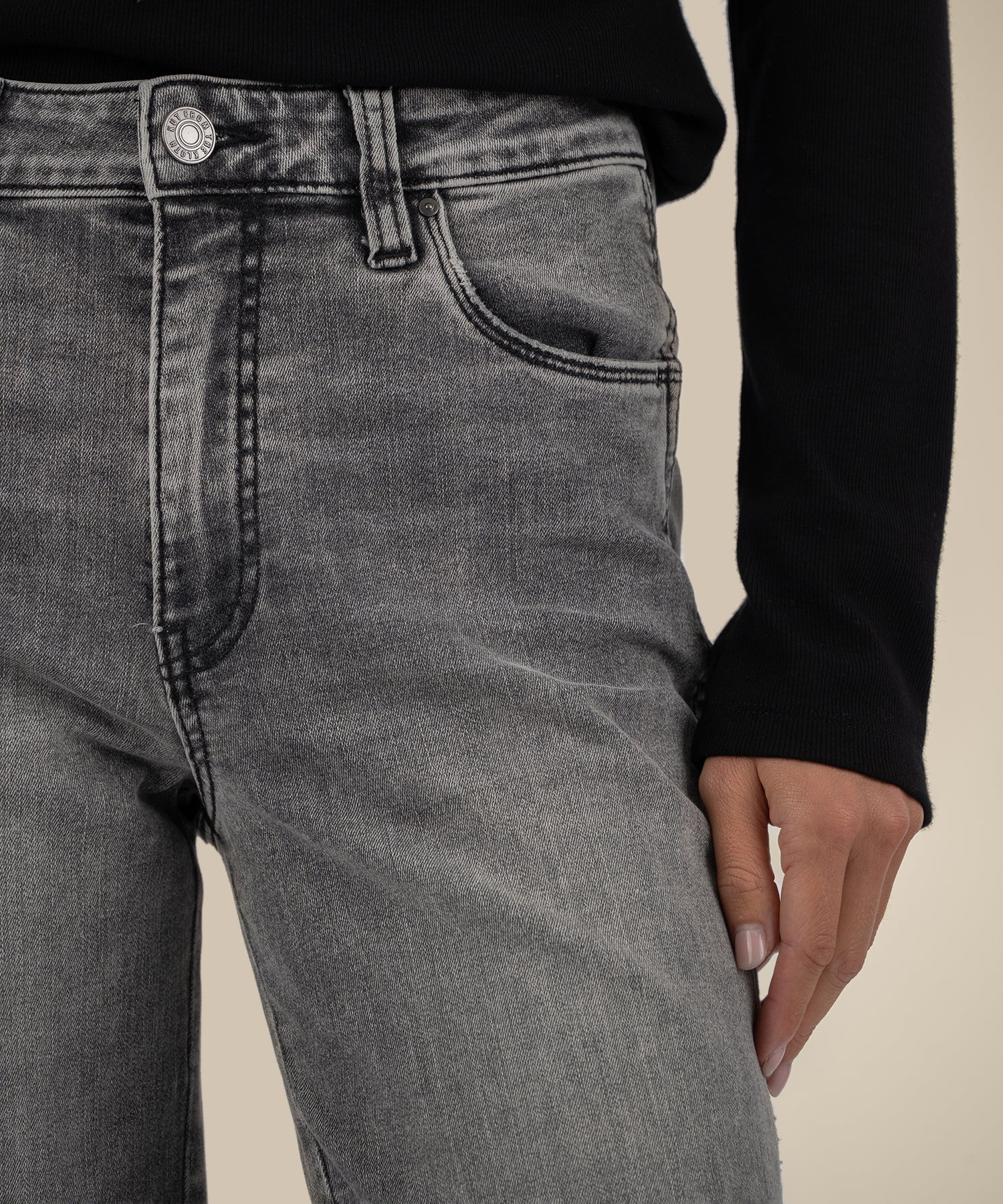 Pattie High Rise Straight Leg in Acquainted Wash - Image 4