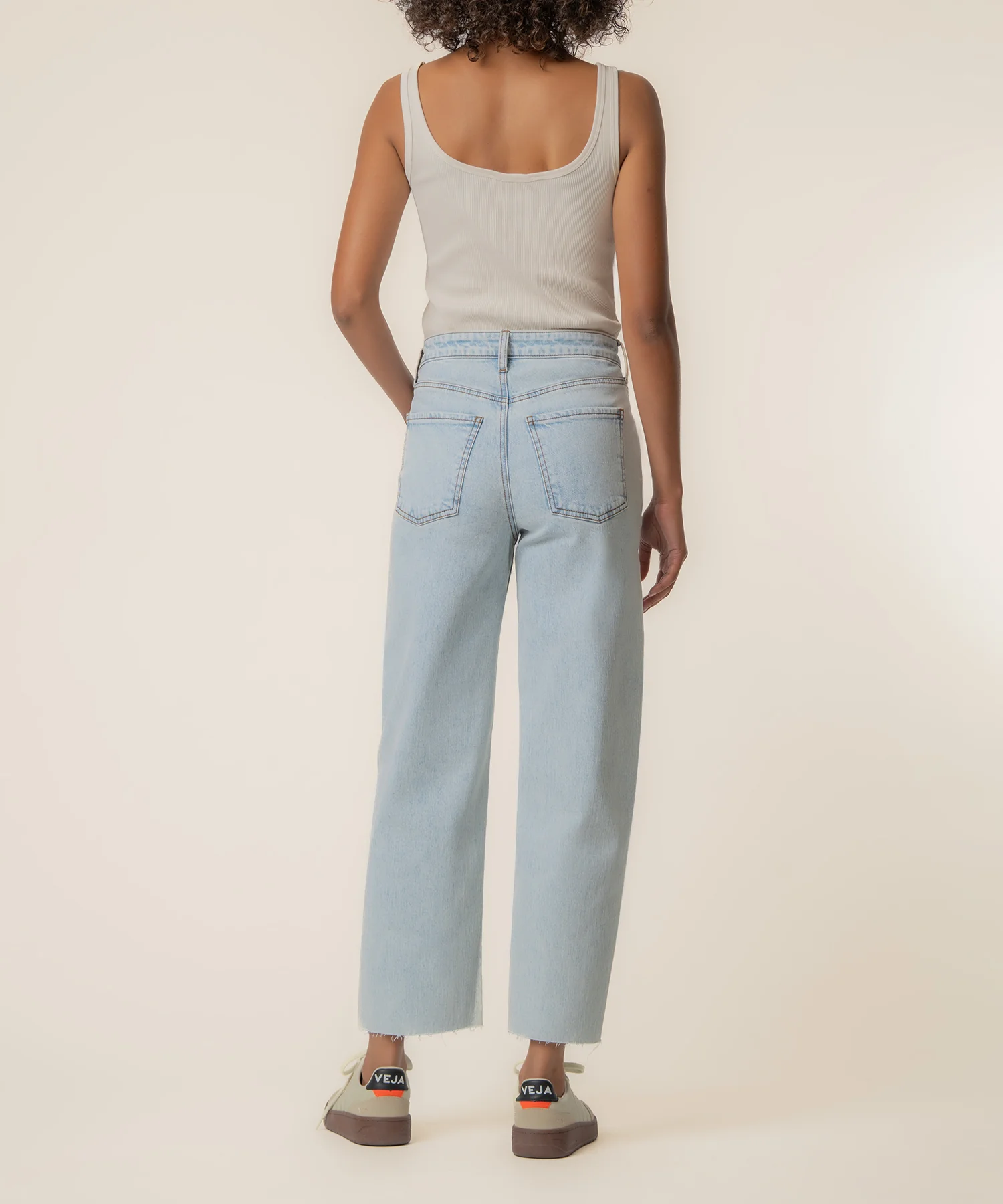 Gwen High Rise Wide Leg in Care Wash - Image 3