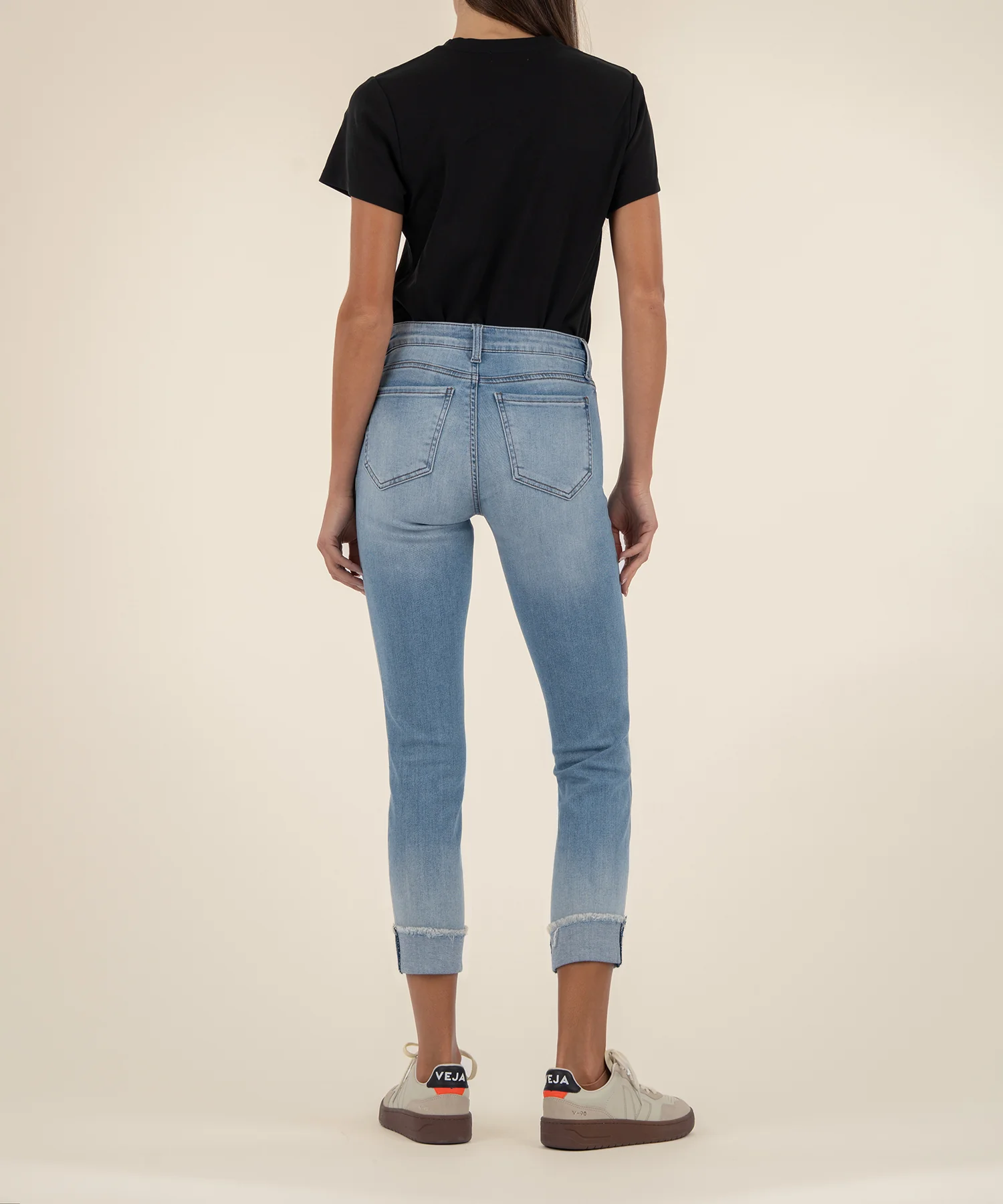 Amy Crop Straight Leg in Valor Wash - Image 3