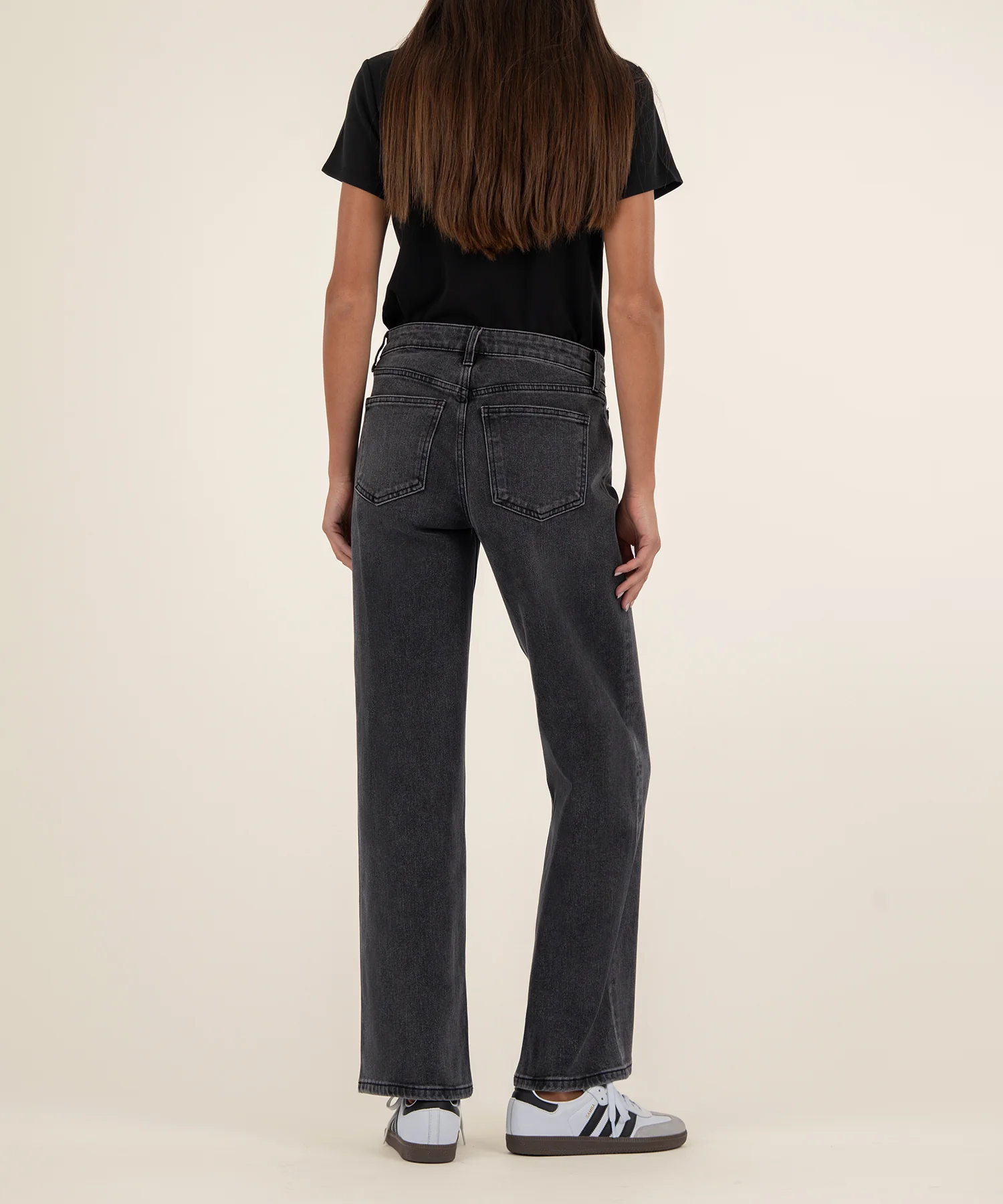Selena Baggy Low Rise Straight Leg, Petite in Fateful Wash - Image 3