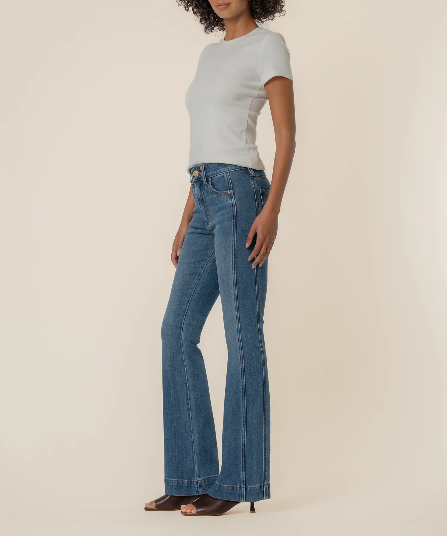 Natalie High Rise Bootcut, Petite in Alliance Wash - Image 2