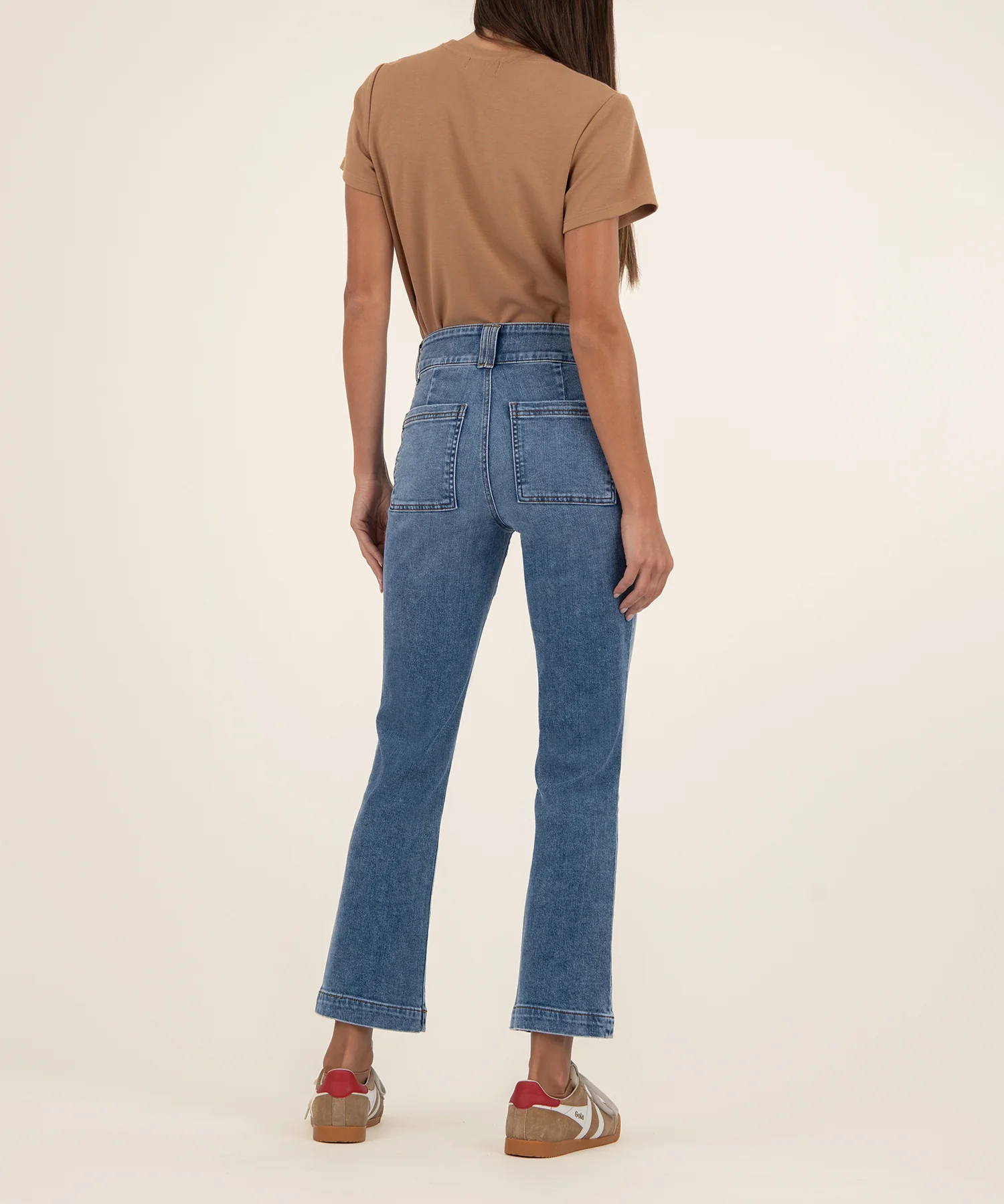 Kelsey High Rise Ankle Flare, Long Inseam in Spellbinding Wash - Image 3