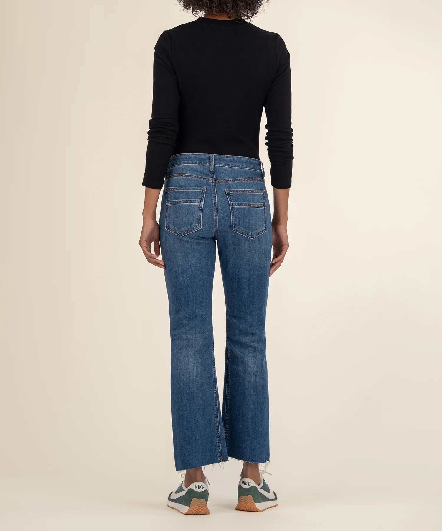 Kelsey High Rise Ankle Flare, Petite in Unbreakable Wash - Image 3