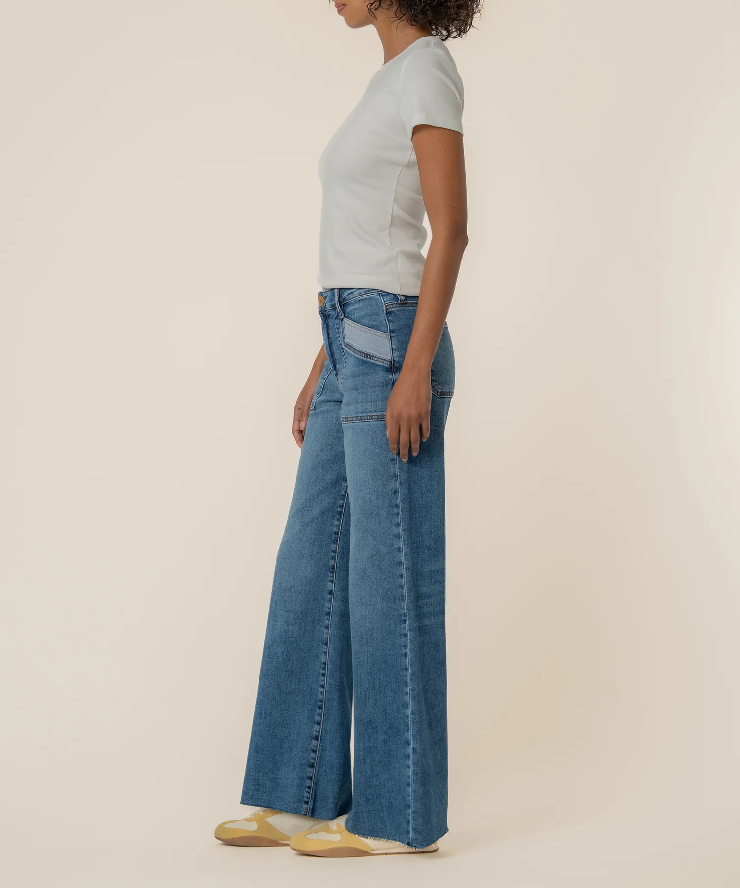 Maya High Rise Wide Leg in Success Wash - Image 3