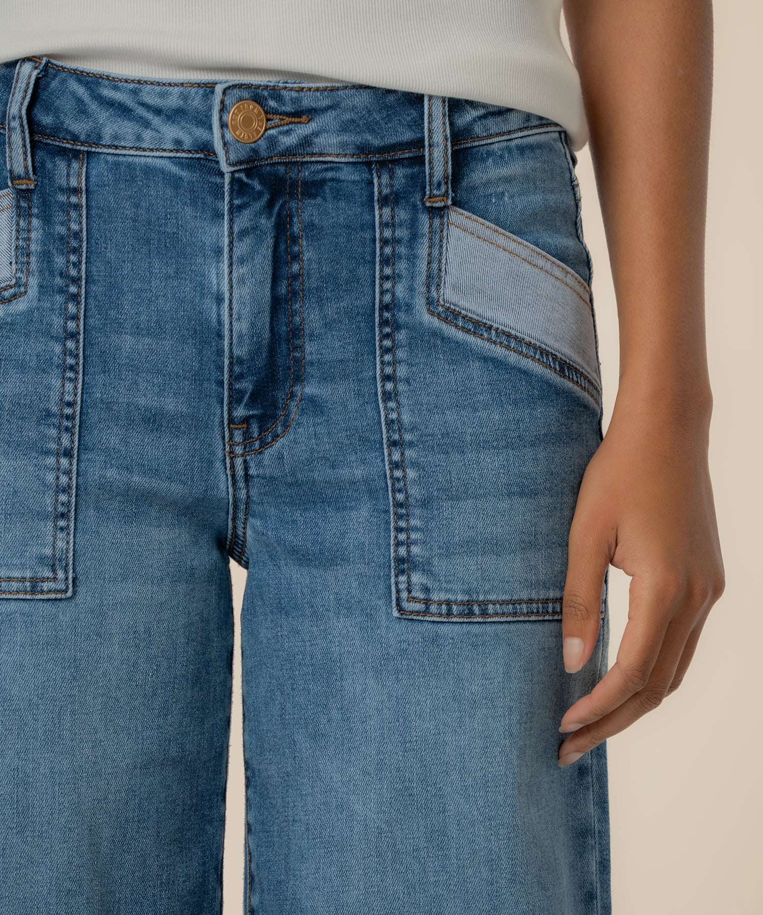 Maya High Rise Wide Leg in Success Wash - Image 5