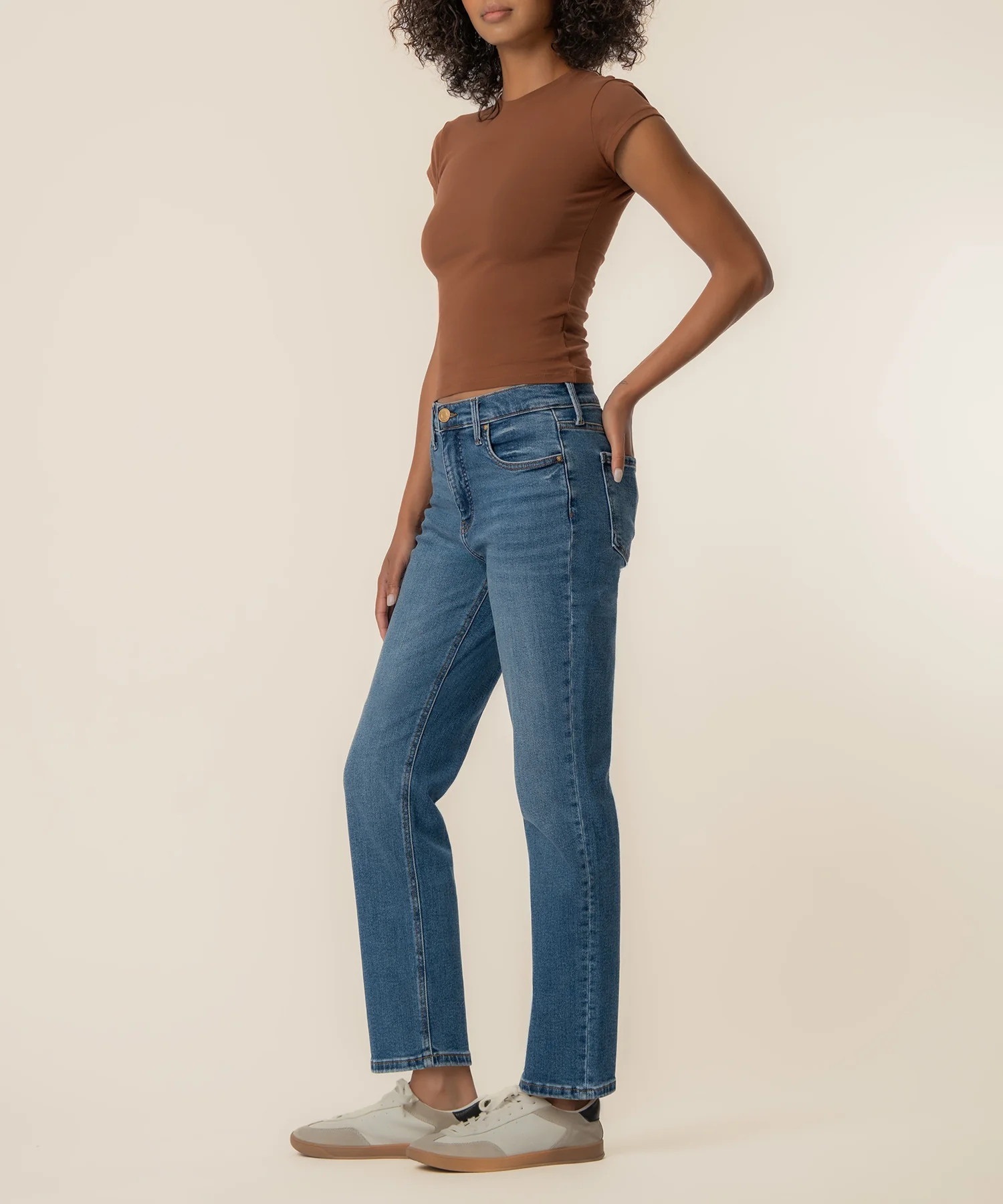 Blair High Rise Straight Leg, Exclusive in Unfaltering Wash - Image 2