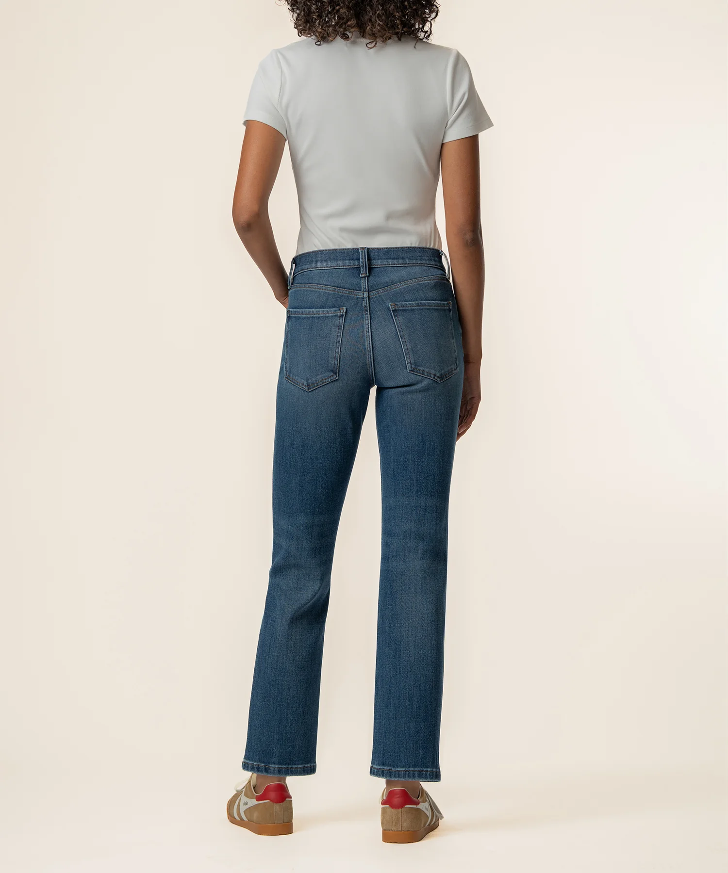 Blair High Rise Straight Leg, Petite in Razor Wash - Image 3