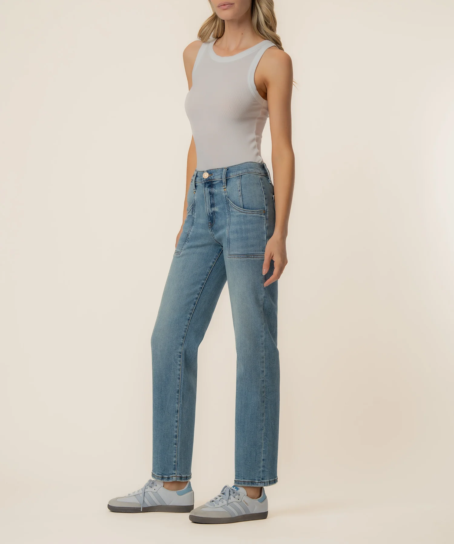 Avery High Rise Straight Leg in Splendid Wash - Image 2