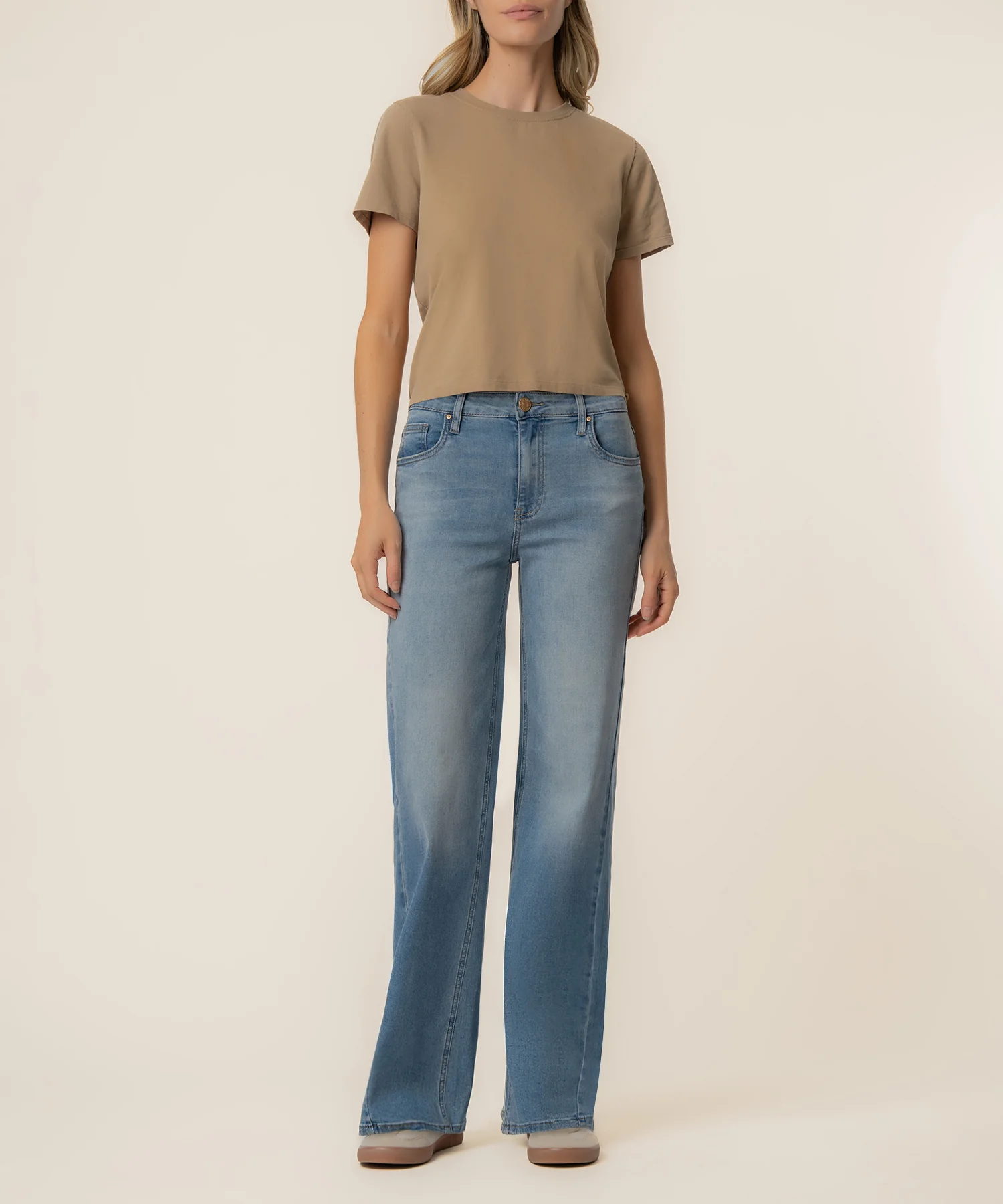 Jean High Rise Wide Leg in Loveliness Wash