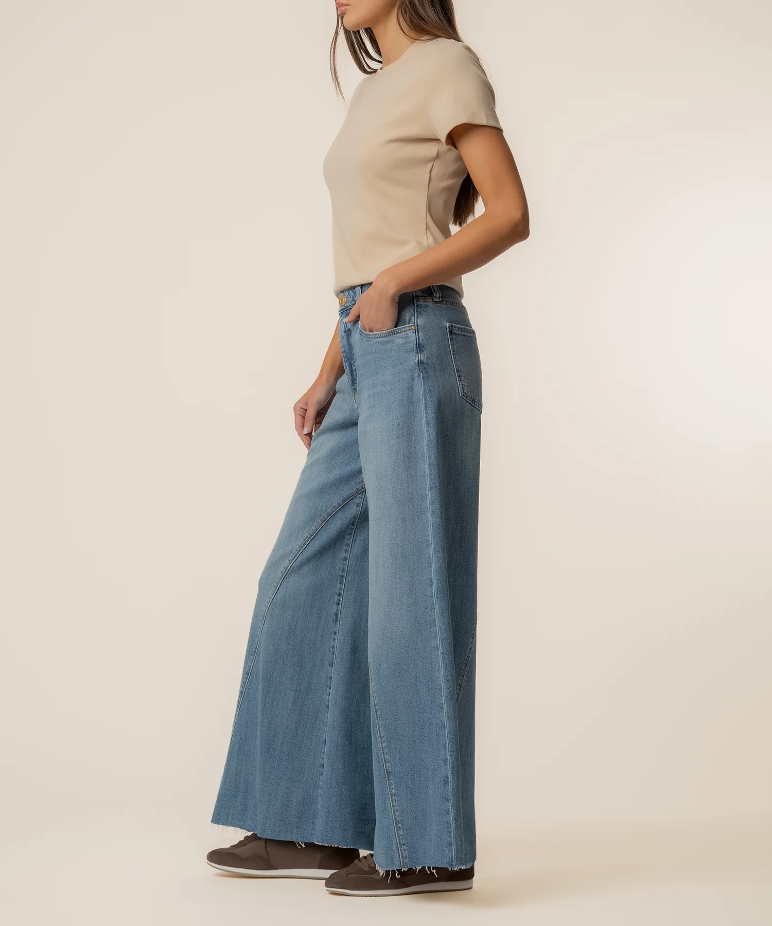 Blake High Rise Super Wide Leg, Exclusive in Task Wash - Image 2