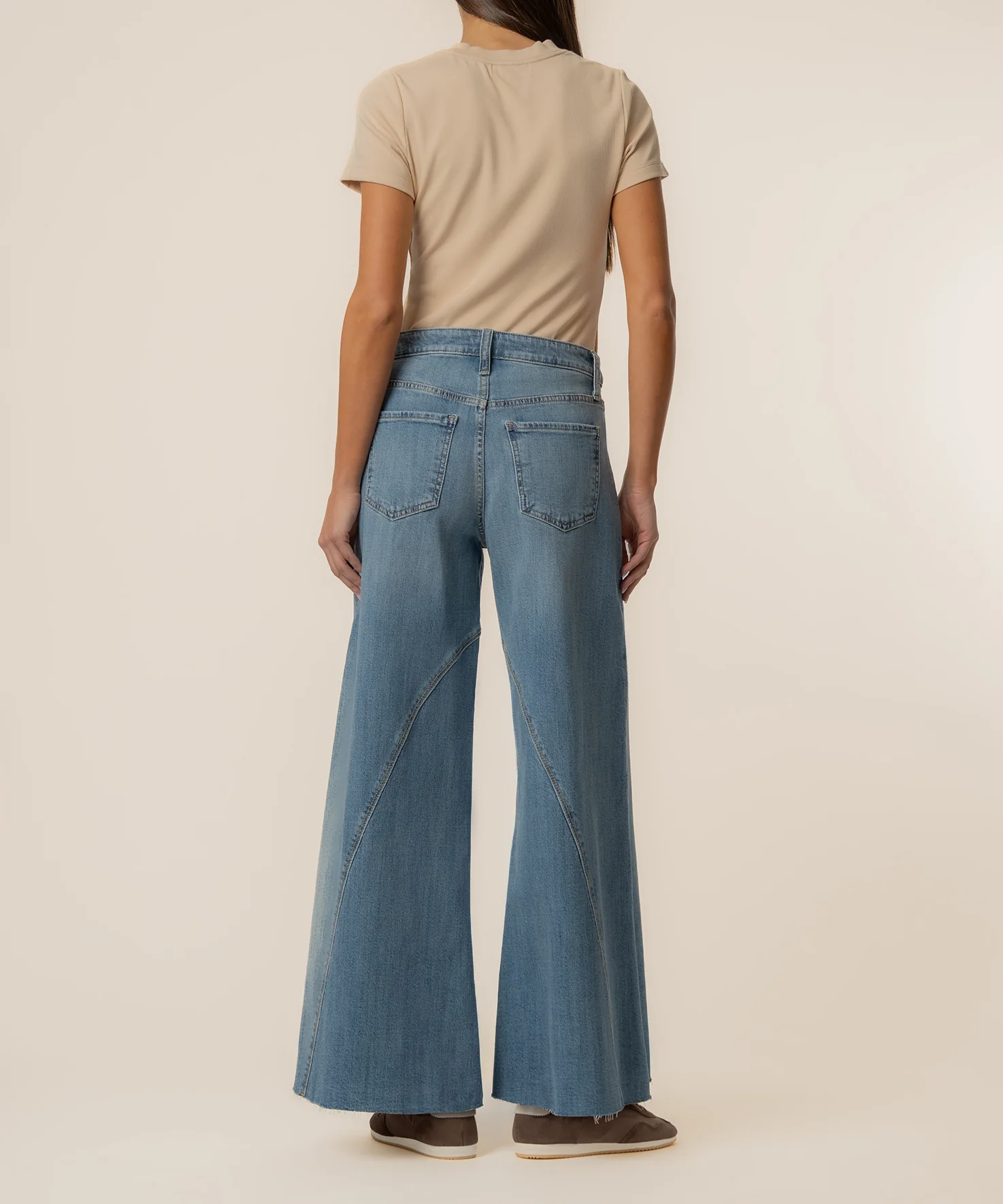 Blake High Rise Super Wide Leg, Exclusive in Task Wash - Image 3