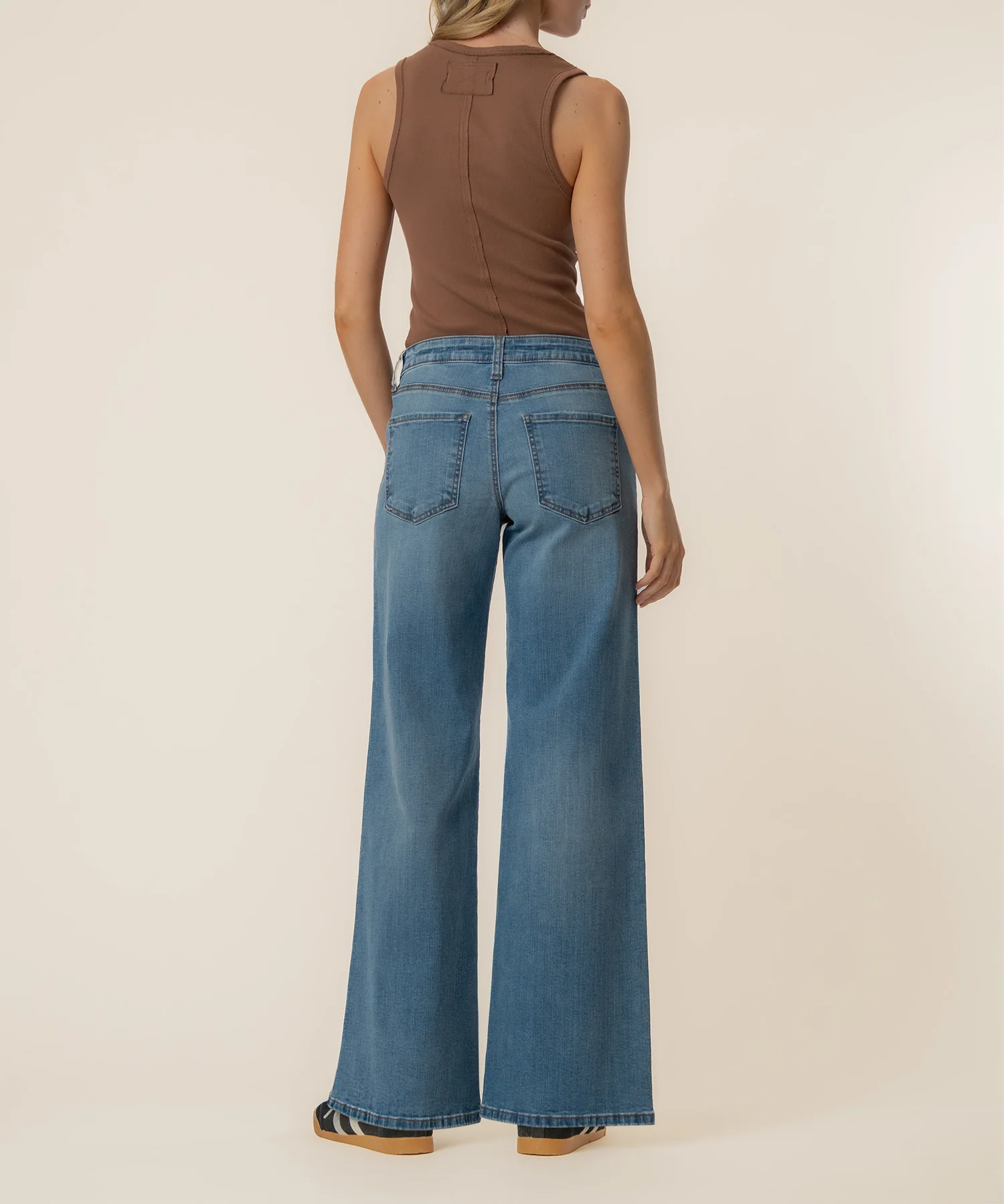 Maya High Rise Wide Leg in Protect Wash - Image 3