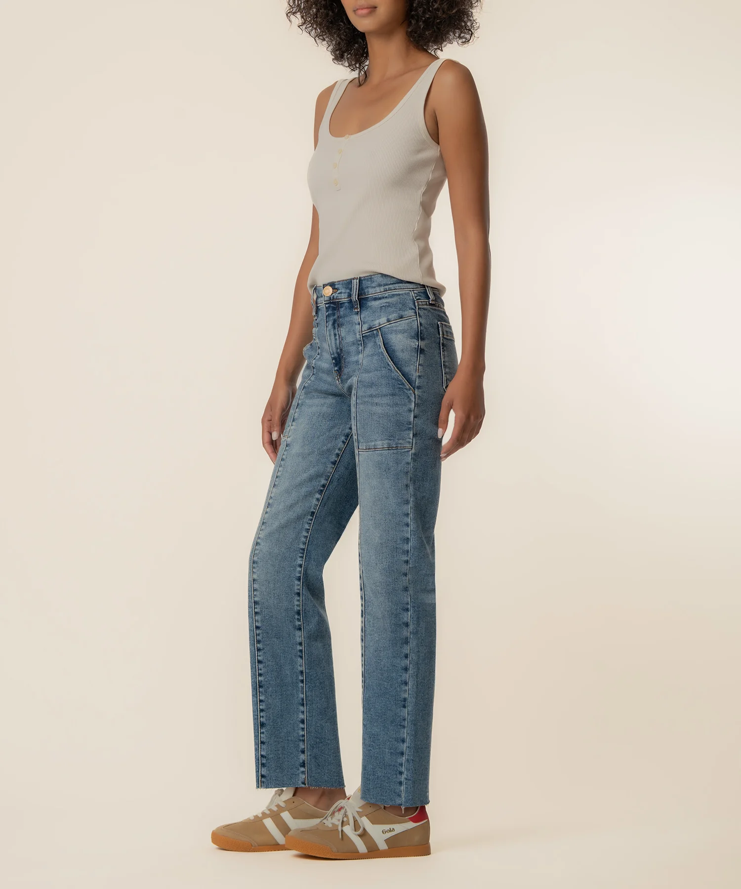 Avery High Rise Straight Leg, Exclusive in Eager Wash - Image 2