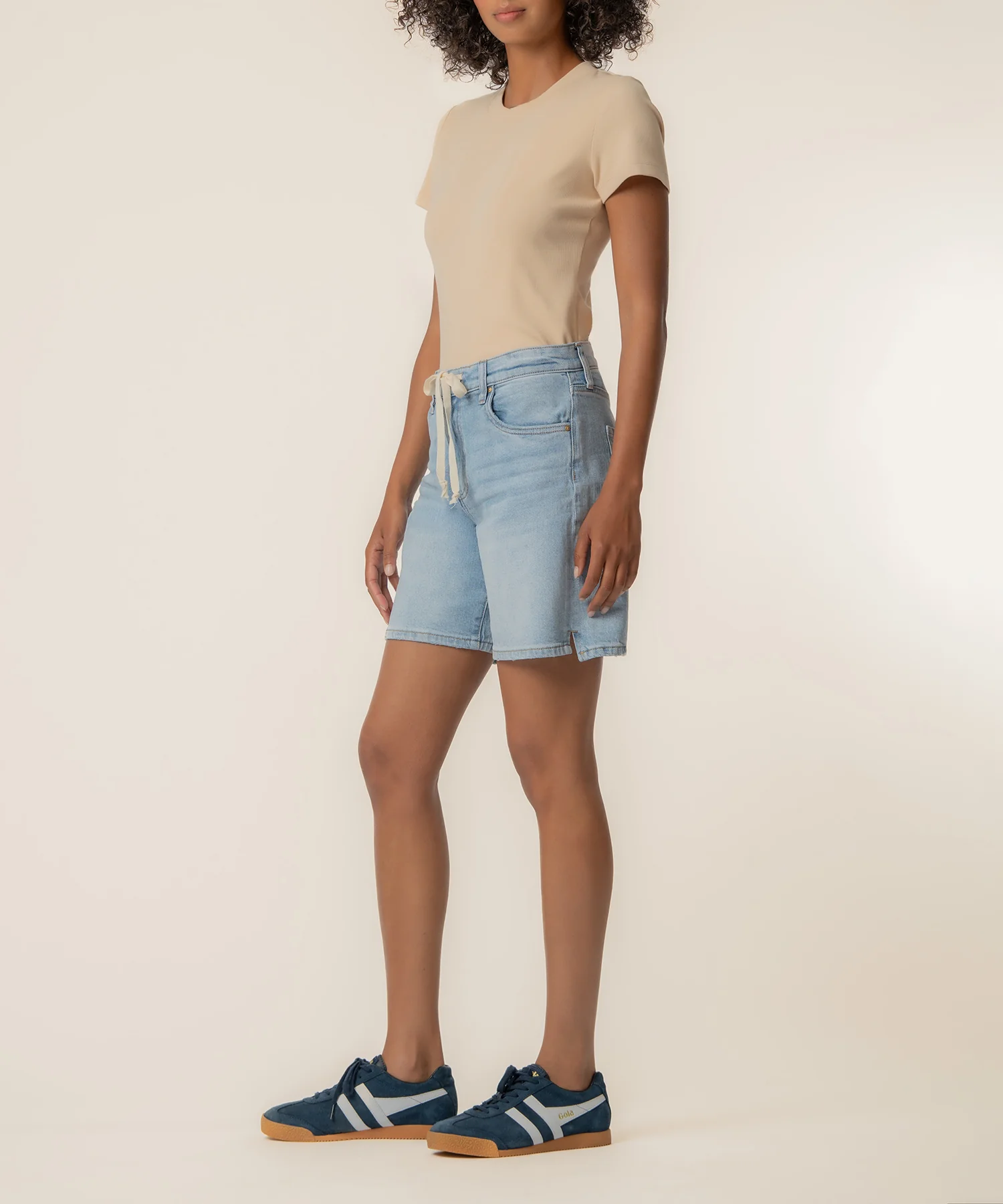 Holly High Rise Short in Simply Wash - Image 2