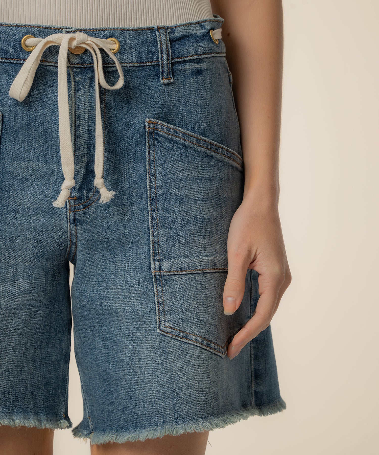 Holly High Rise Short in Proud Wash - Image 4