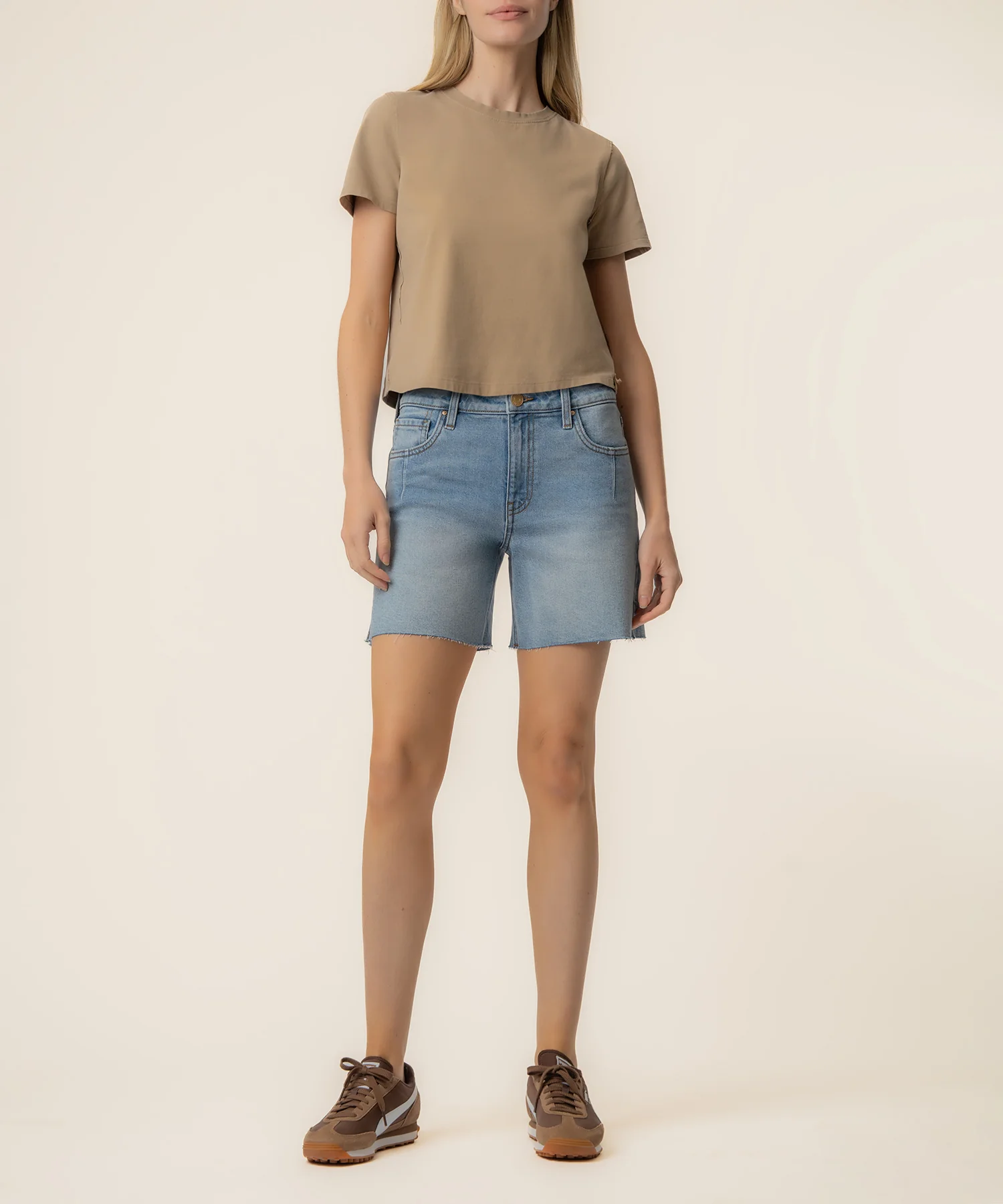 Jenny High Rise Short in Sustain Wash