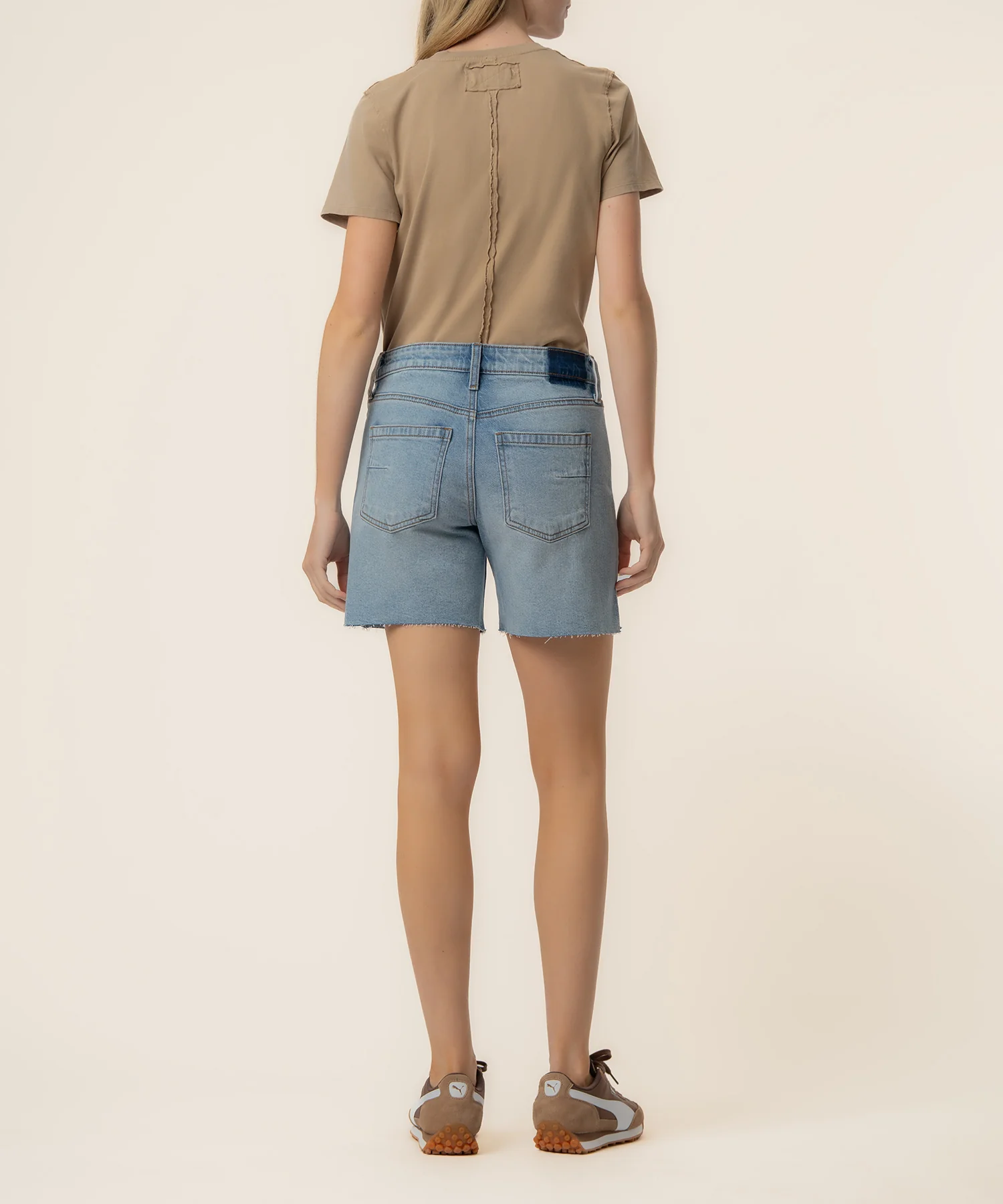 Jenny High Rise Short in Sustain Wash - Image 3
