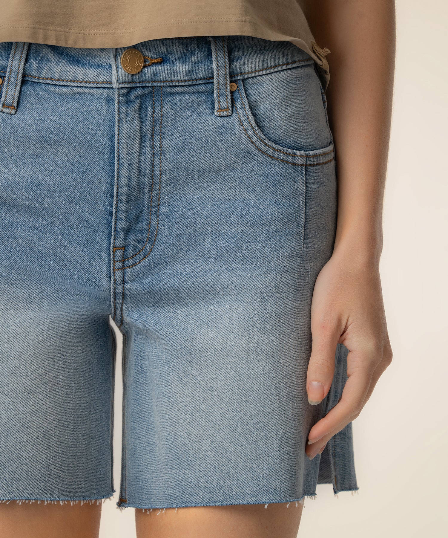 Jenny High Rise Short in Sustain Wash - Image 4