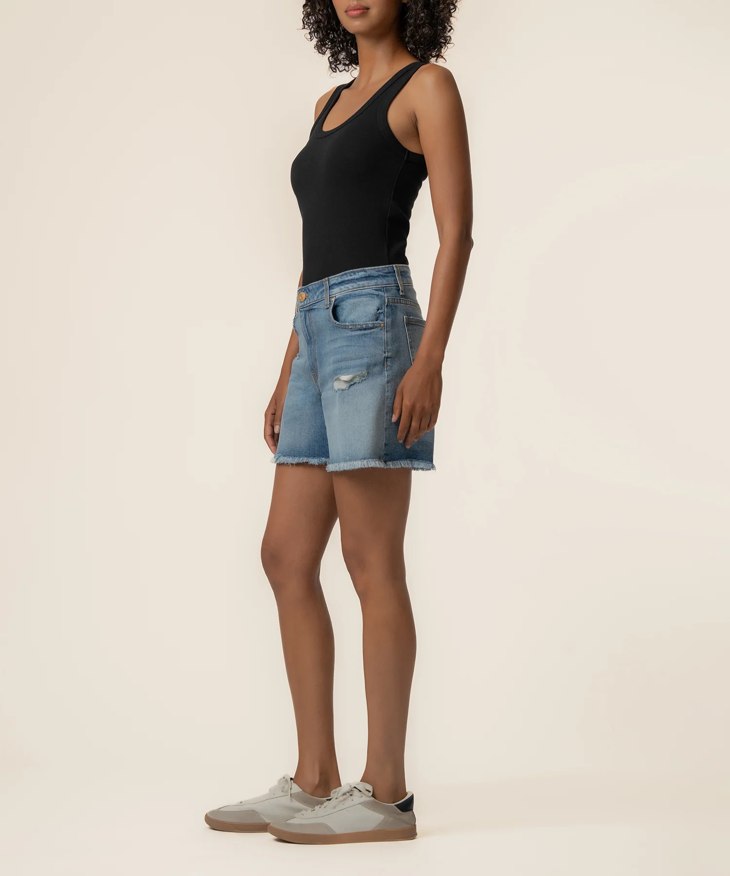 Jane High Rise Long Short, Exclusive in Analyzing - Image 2